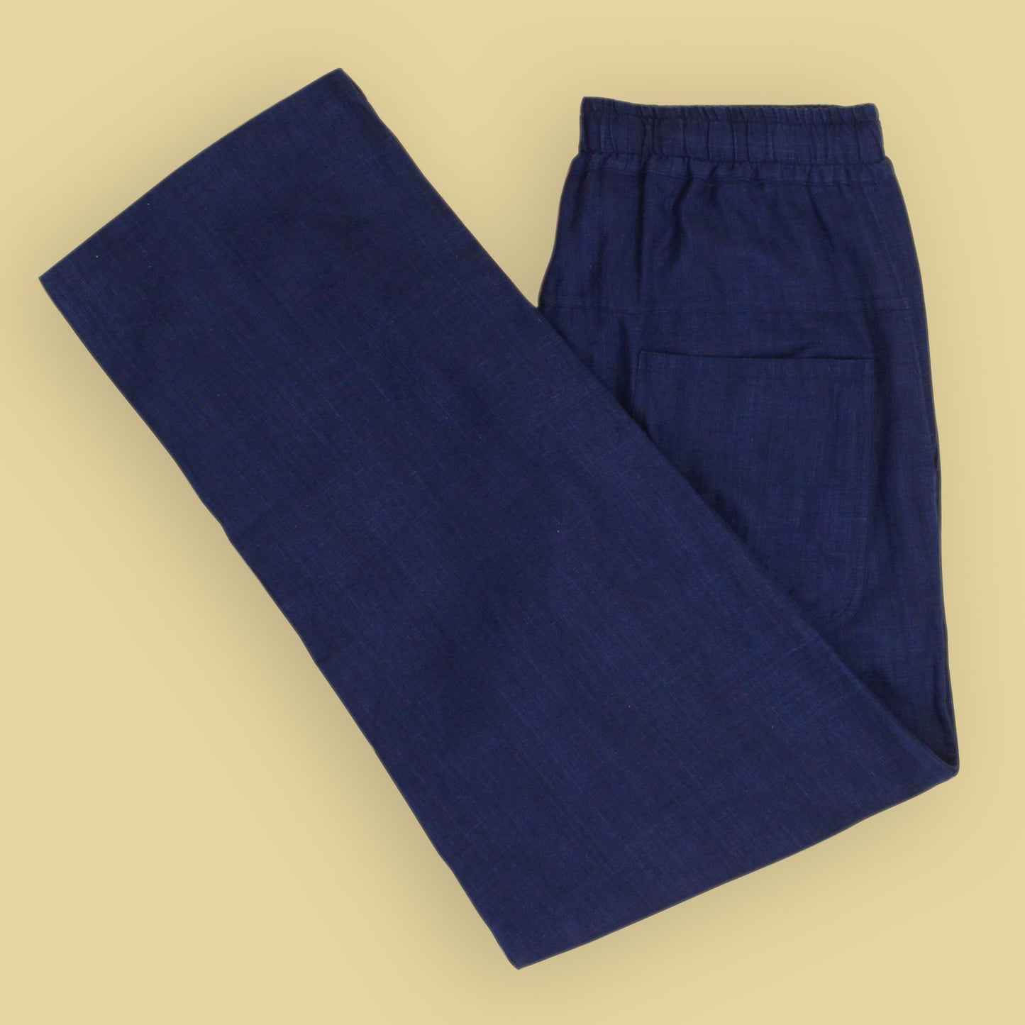 Kardo Indigo-Dyed Cotton Drawstring Waist Roy Pants