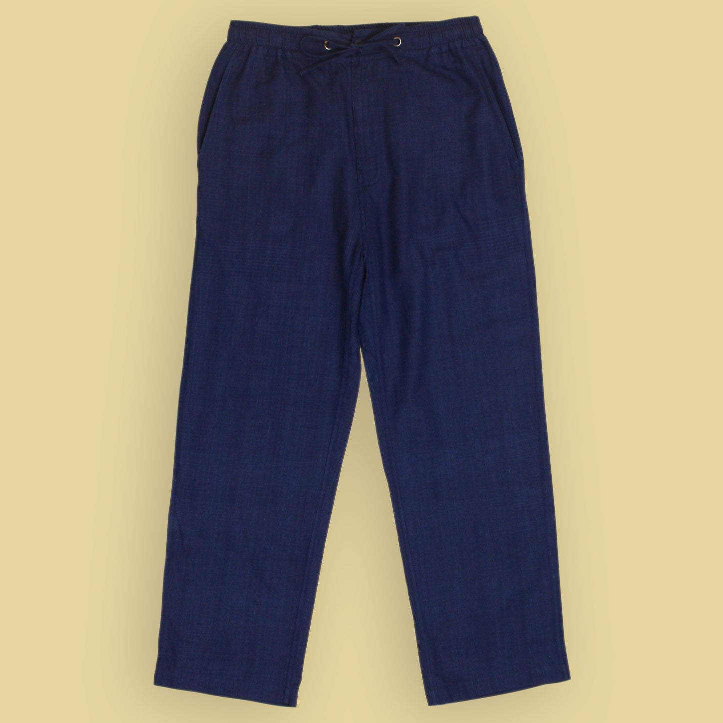 Kardo Indigo-Dyed Cotton Drawstring Waist Roy Pants