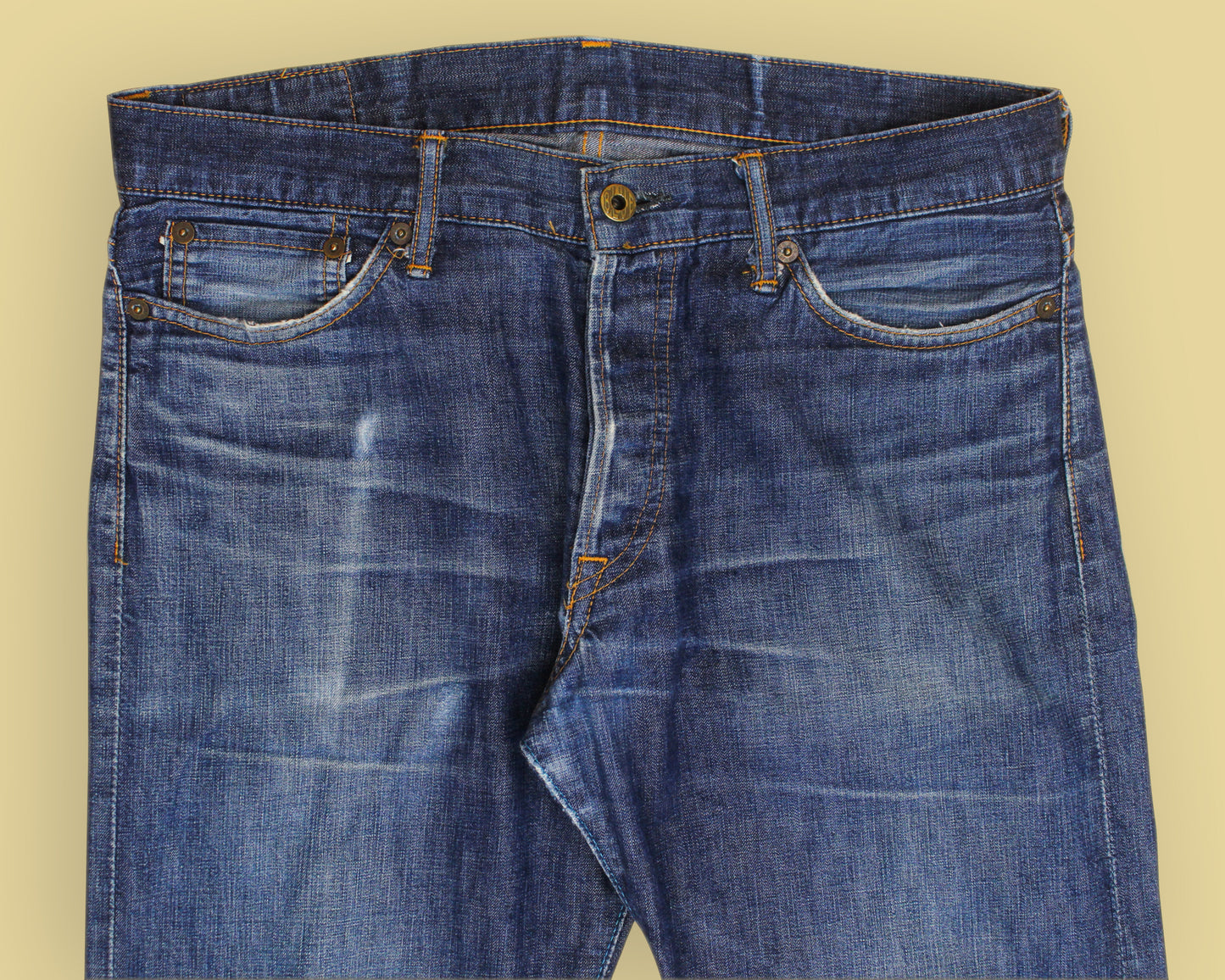 Japan Blue Jeans JB0414 Faded 10.5oz. Selvedge Denim Tapered Jeans