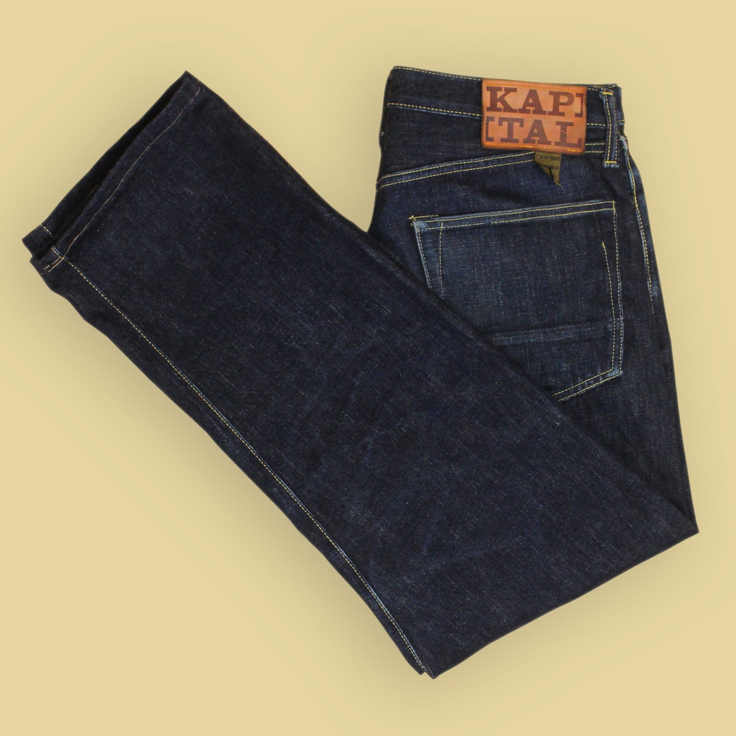 Kapital SLP019 14oz Indigo Selvedge Denim Monkey Cisco 5P Jeans
