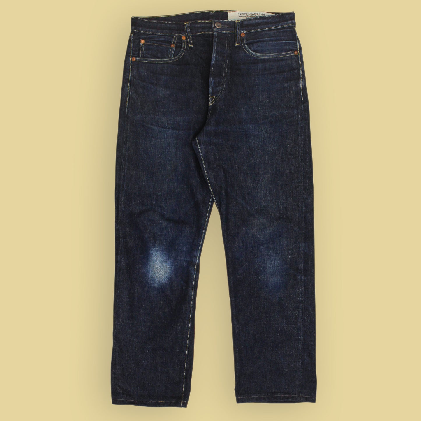 Kapital SLP019 14oz Indigo Selvedge Denim Monkey Cisco 5P Jeans