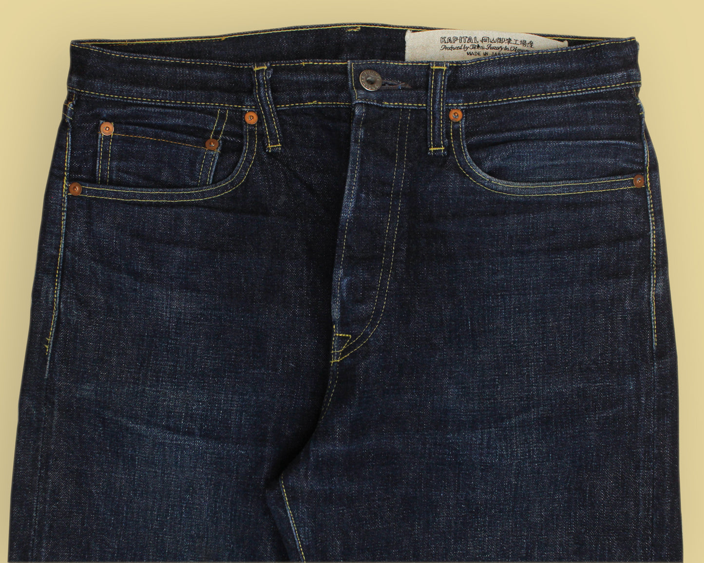 Kapital SLP019 14oz Indigo Selvedge Denim Monkey Cisco 5P Jeans
