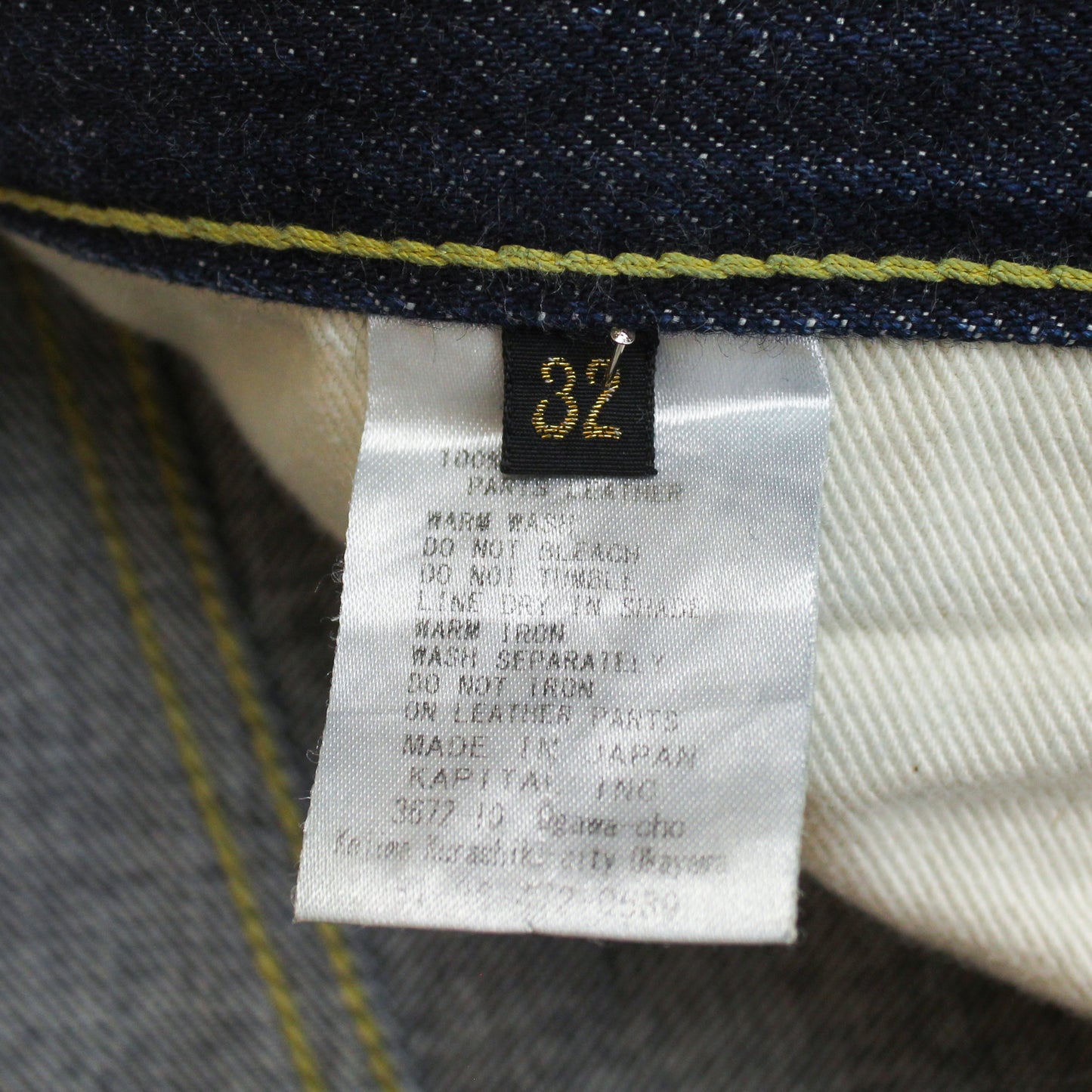 Kapital SLP019 14oz Indigo Selvedge Denim Monkey Cisco 5P Jeans