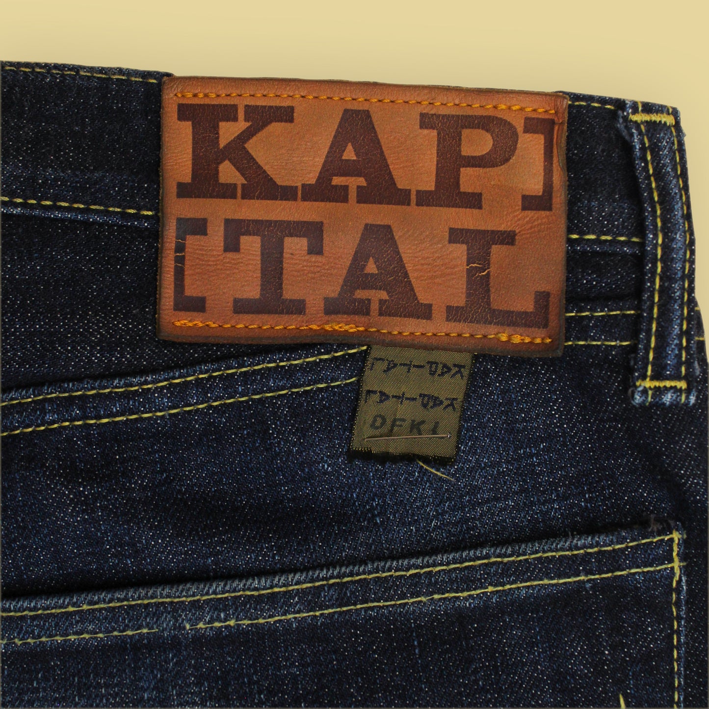 Kapital SLP019 14oz Indigo Selvedge Denim Monkey Cisco 5P Jeans