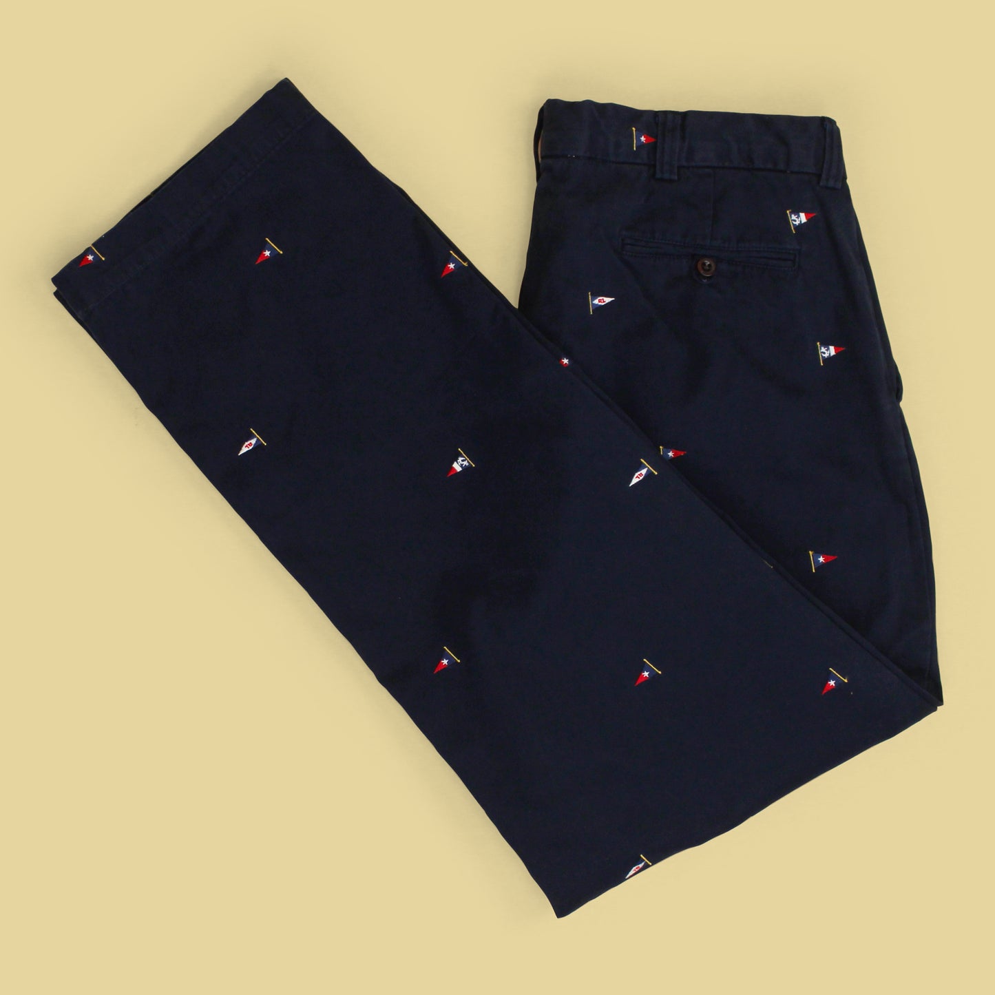 Polo Ralph Lauren Sailing Flag Embroidered Chino Pants