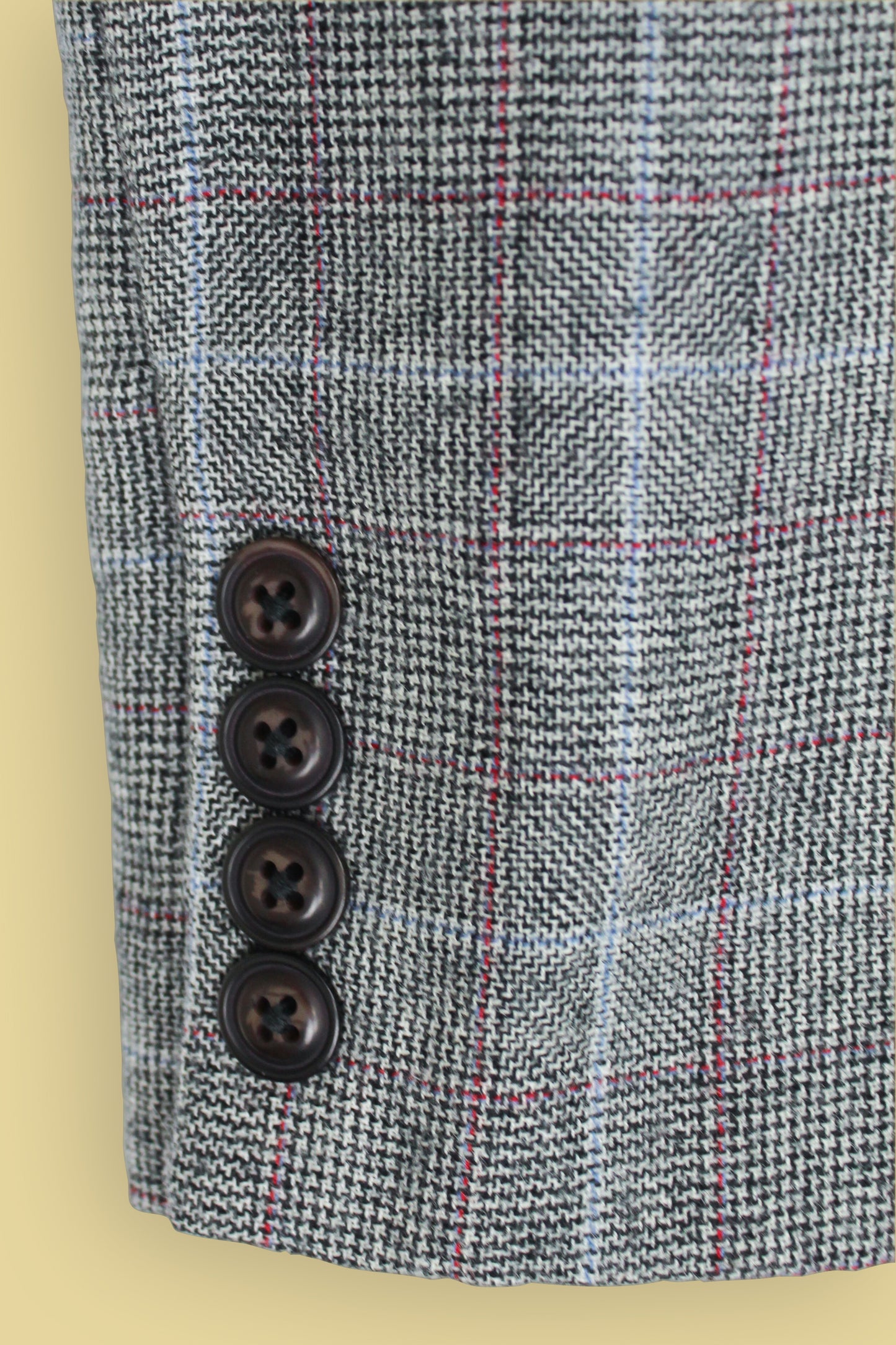 Corridor Glencheck Wool Flannel Lined Blazer & Matching Trousers