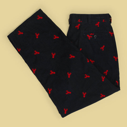 Vintage Polo Ralph Lauren Lobster Embroidered Corduroy Pants