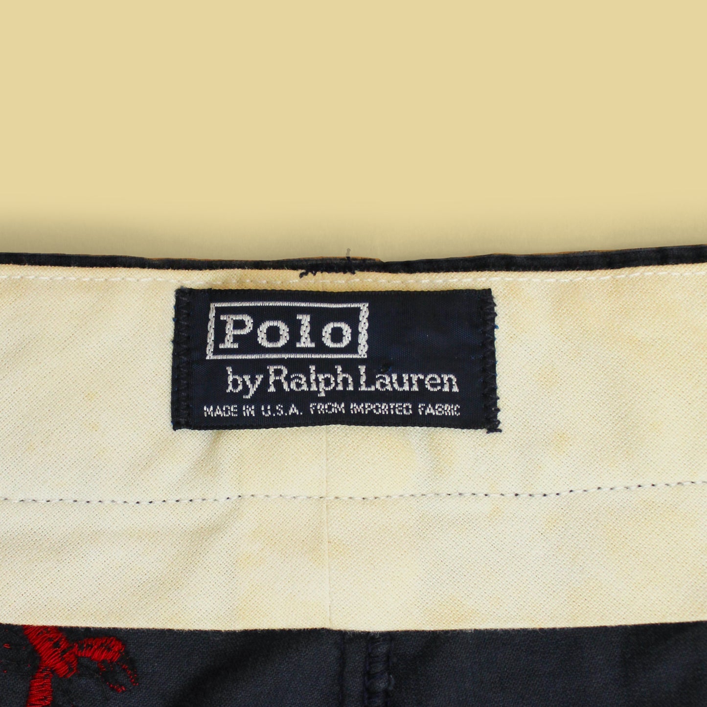 Vintage Polo Ralph Lauren Lobster Embroidered Corduroy Pants