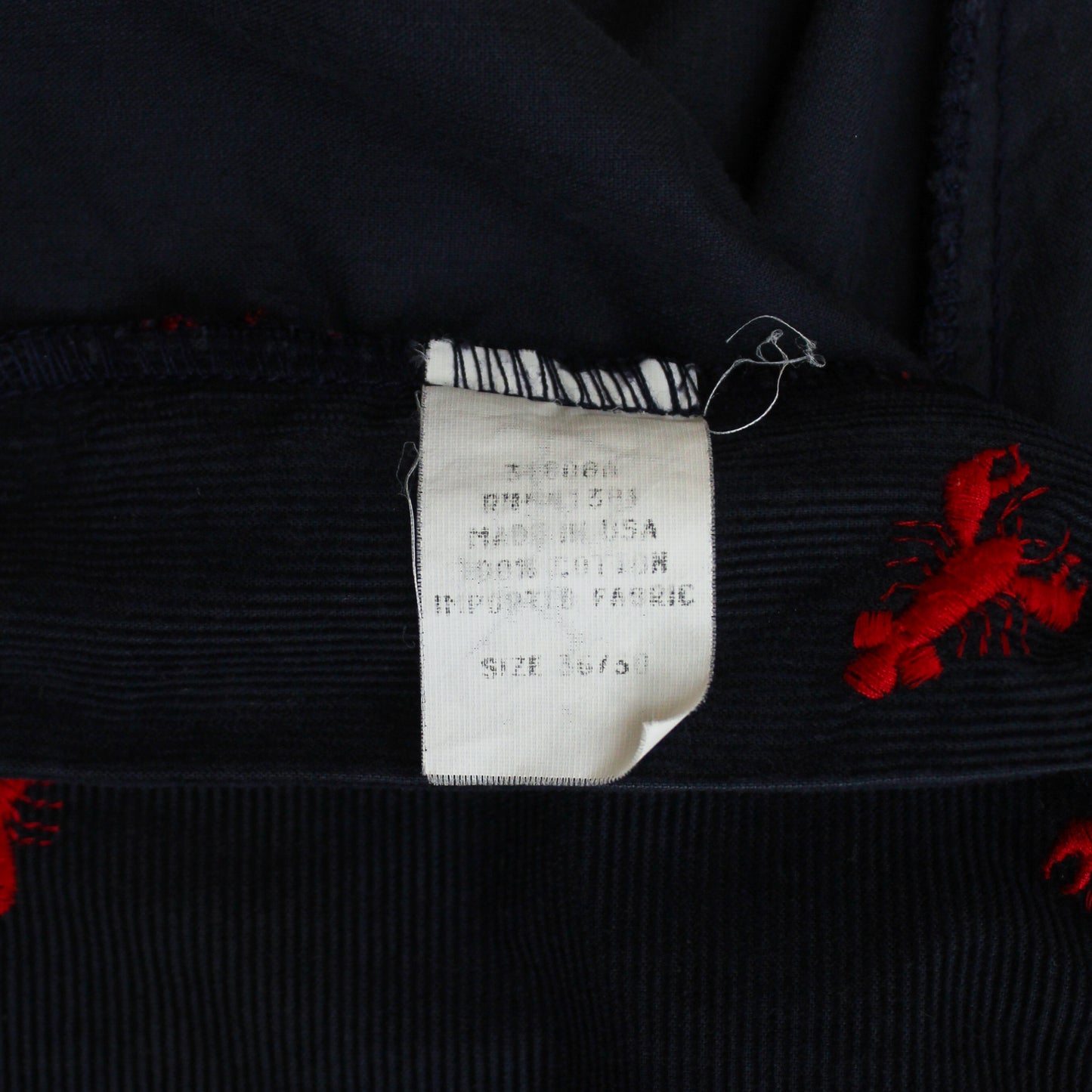 Vintage Polo Ralph Lauren Lobster Embroidered Corduroy Pants