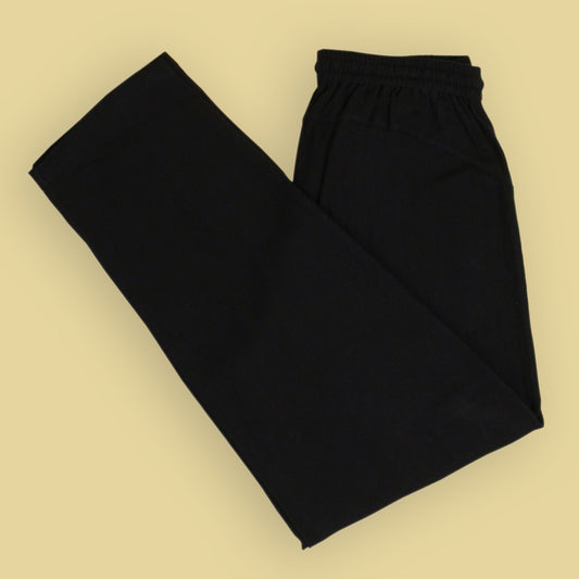 Kardo Herringbone Cotton Drawstring Waist Easy Pants