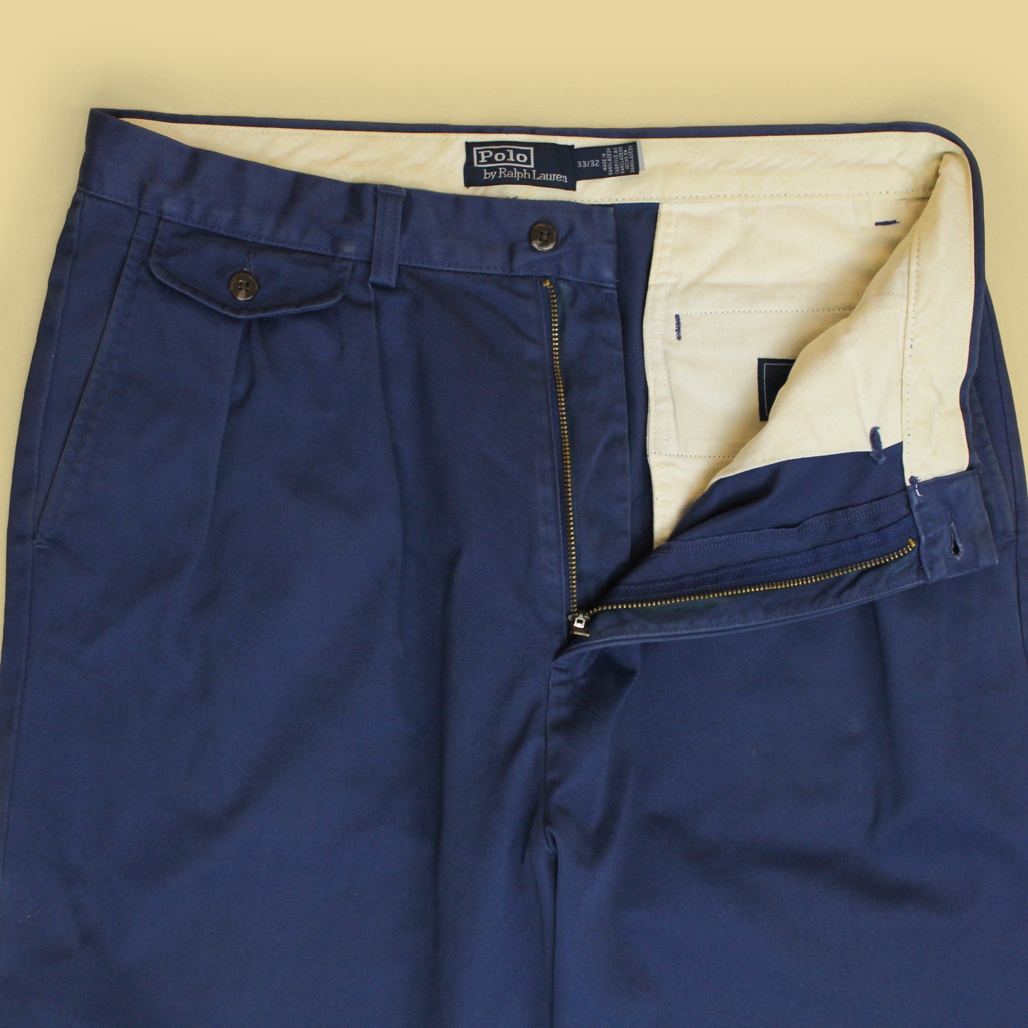 Polo Ralph Lauren Cotton Twill Pleated Whitman Chino Pants