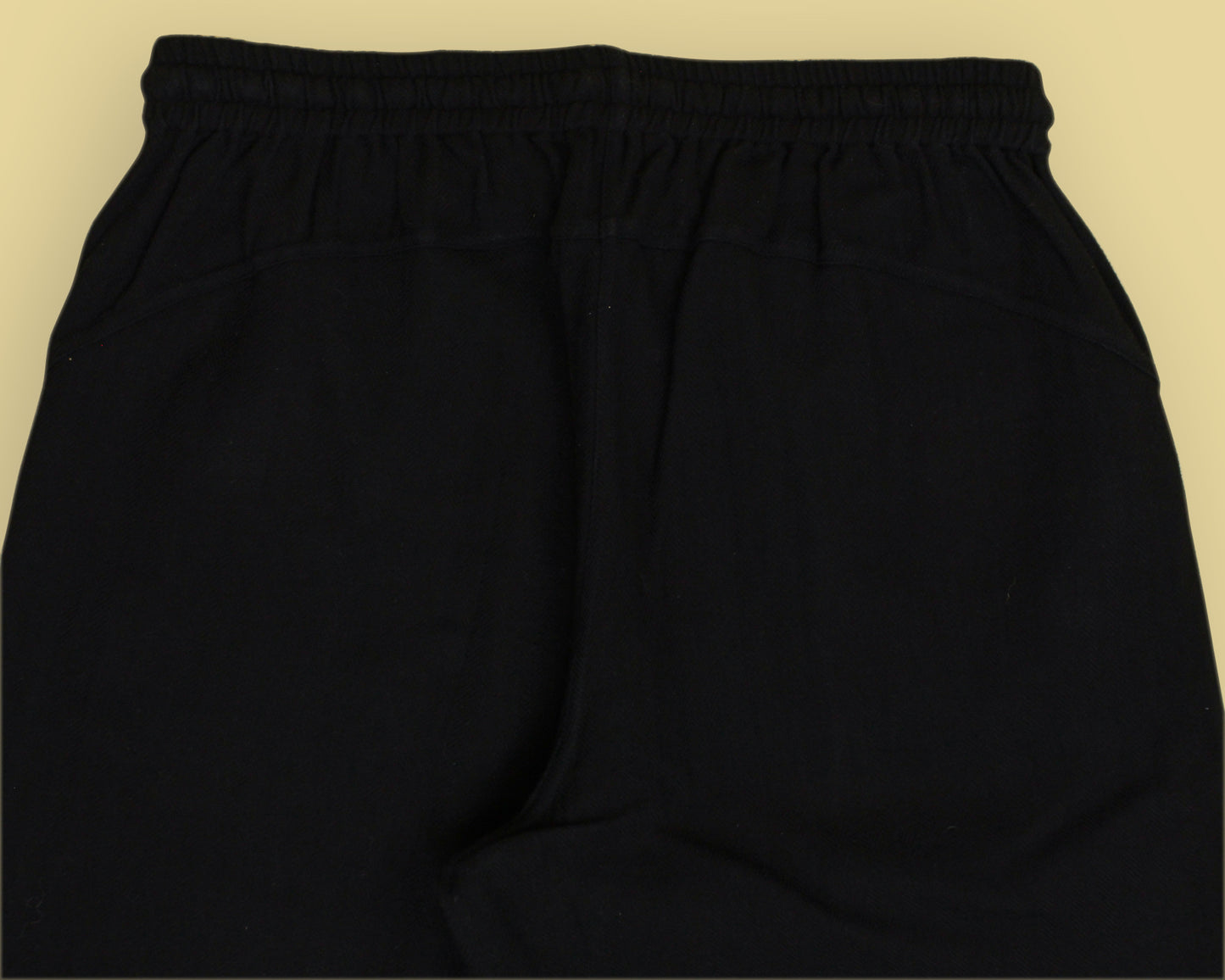 Kardo Herringbone Cotton Drawstring Waist Easy Pants