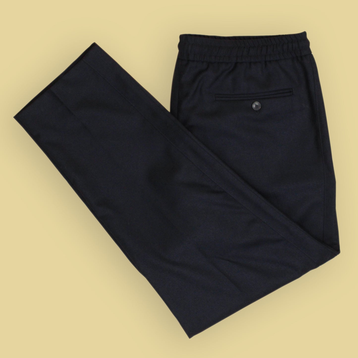 Mr. P Wool Elastic Waist Easy Pants