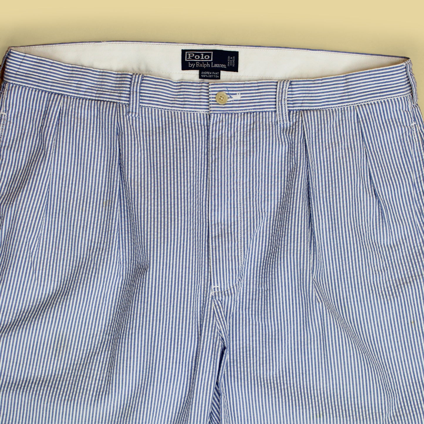 Vintage Polo Ralph Lauren Seersucker Andrew Pants