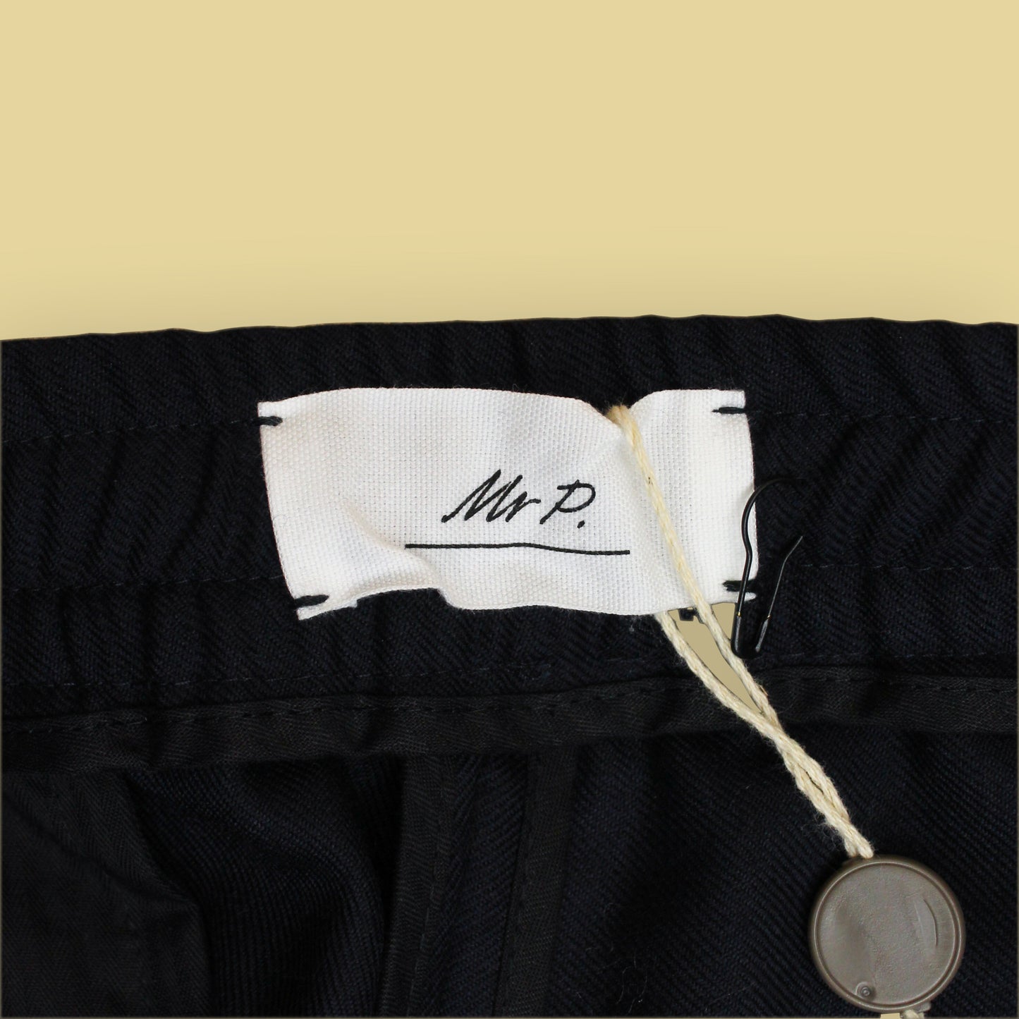 Mr. P Wool Elastic Waist Easy Pants