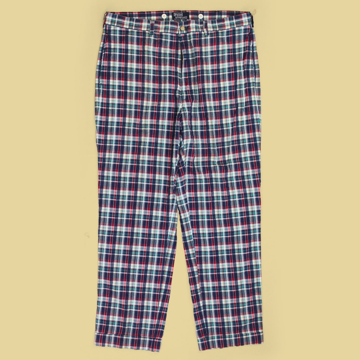 Vintage Polo Ralph Lauren Plaid Seersucker Pants