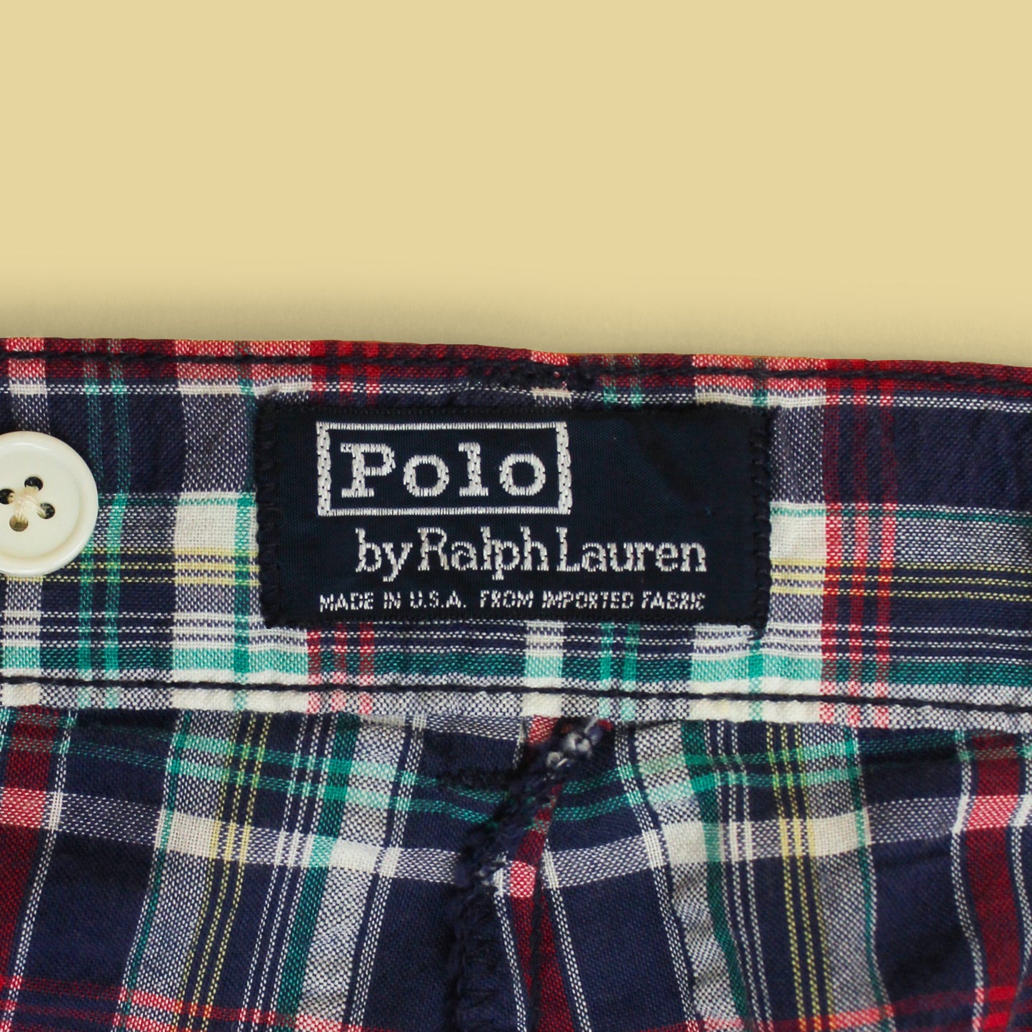 Vintage Polo Ralph Lauren Plaid Seersucker Pants
