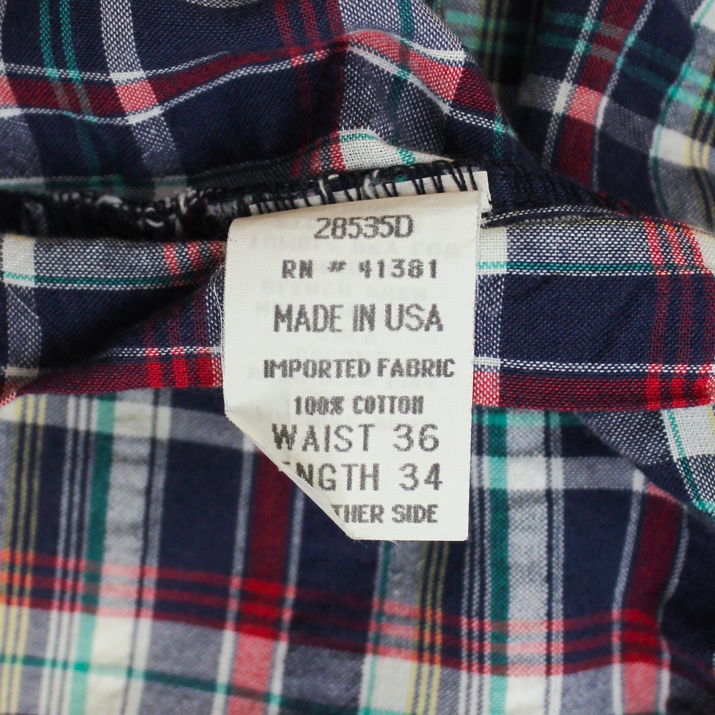 Vintage Polo Ralph Lauren Plaid Seersucker Pants