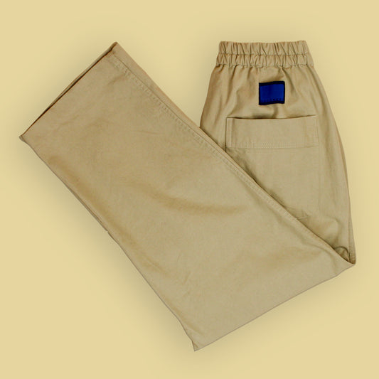 Document Cotton Elastic Waist Easy Pants