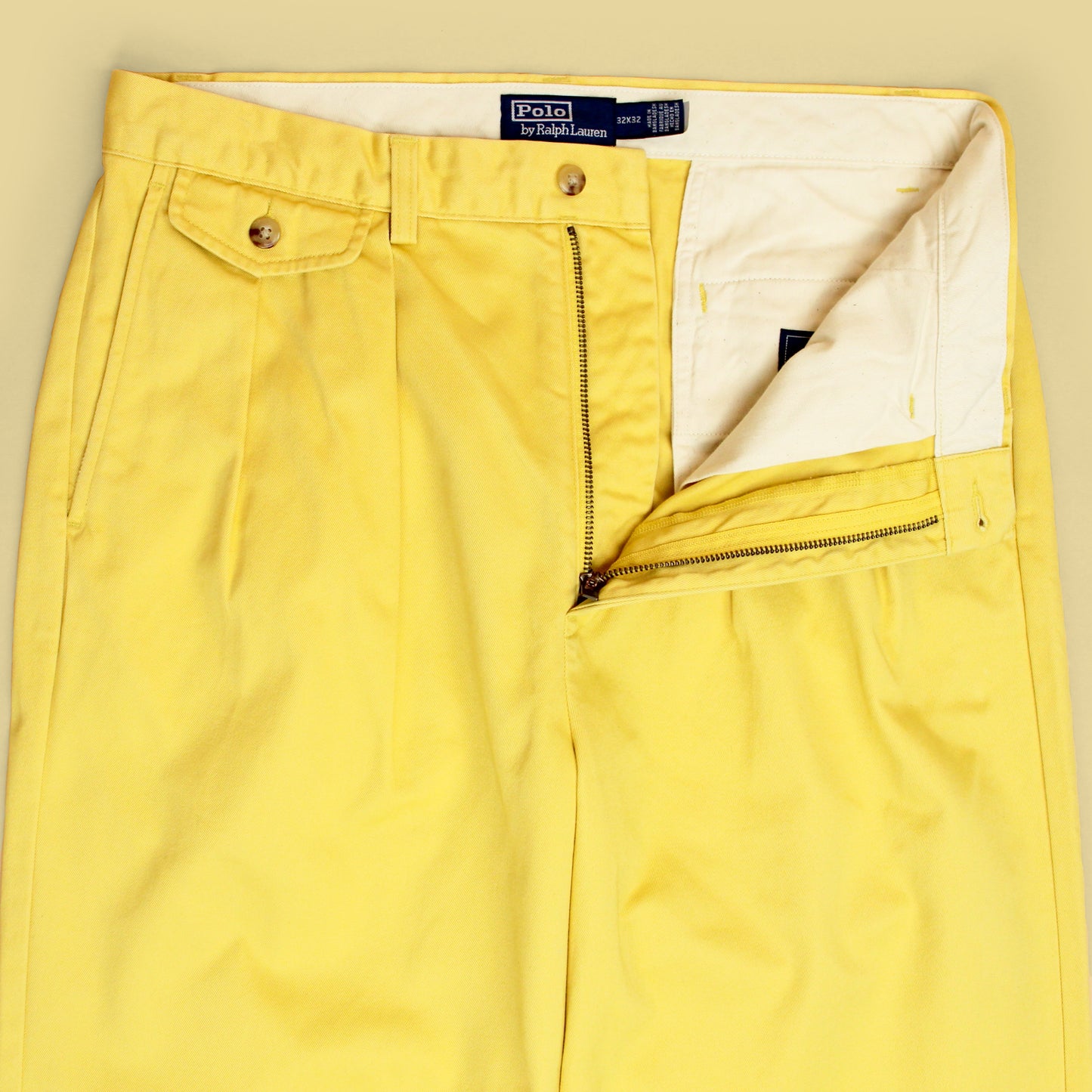 Polo Ralph Lauren Cotton Twill Pleated Whitman Chino Pants