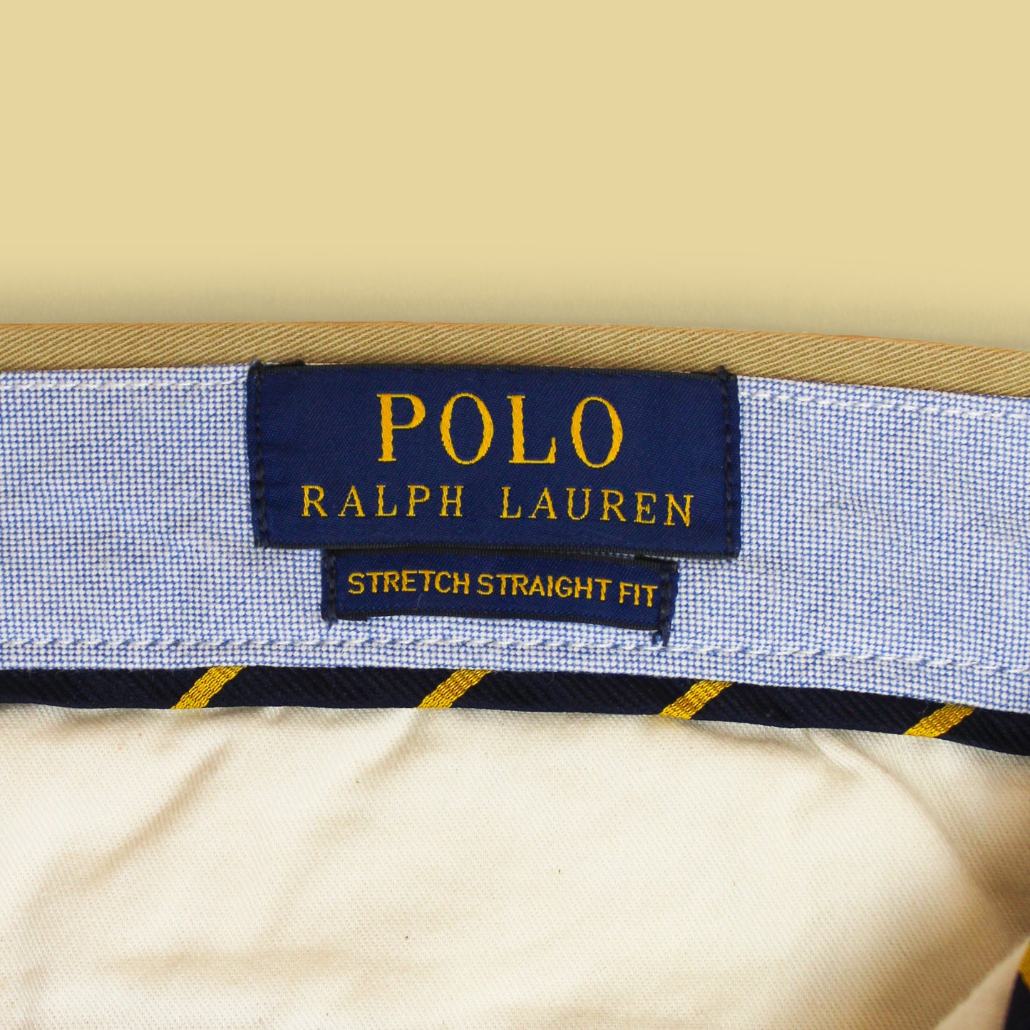 Polo Ralph Lauren Skull & Cross Bones Embroidered Stretch Straight Fit Chino Pants