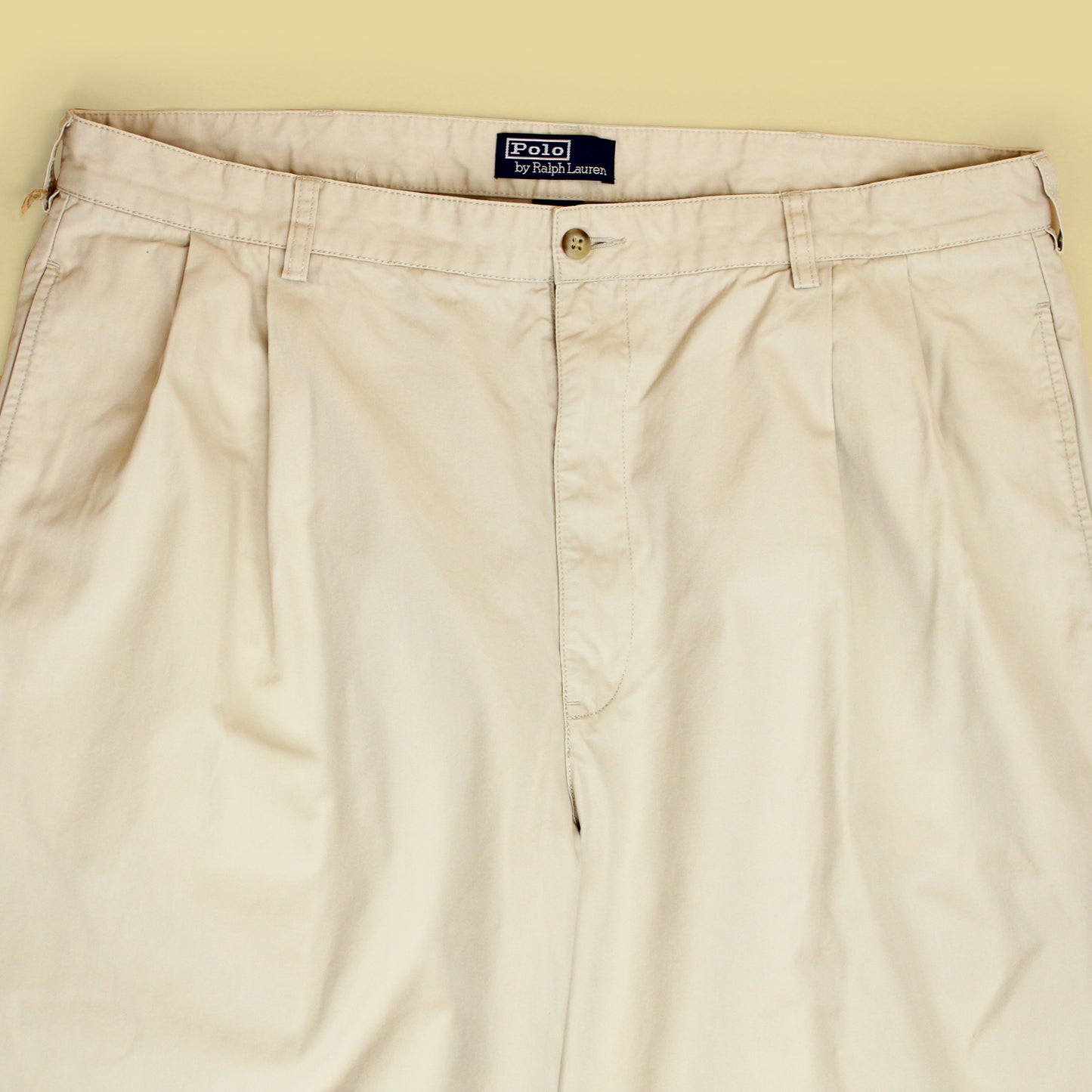 Vintage Polo Ralph Lauren Cotton Twill Pleated Chino Hammond Pants