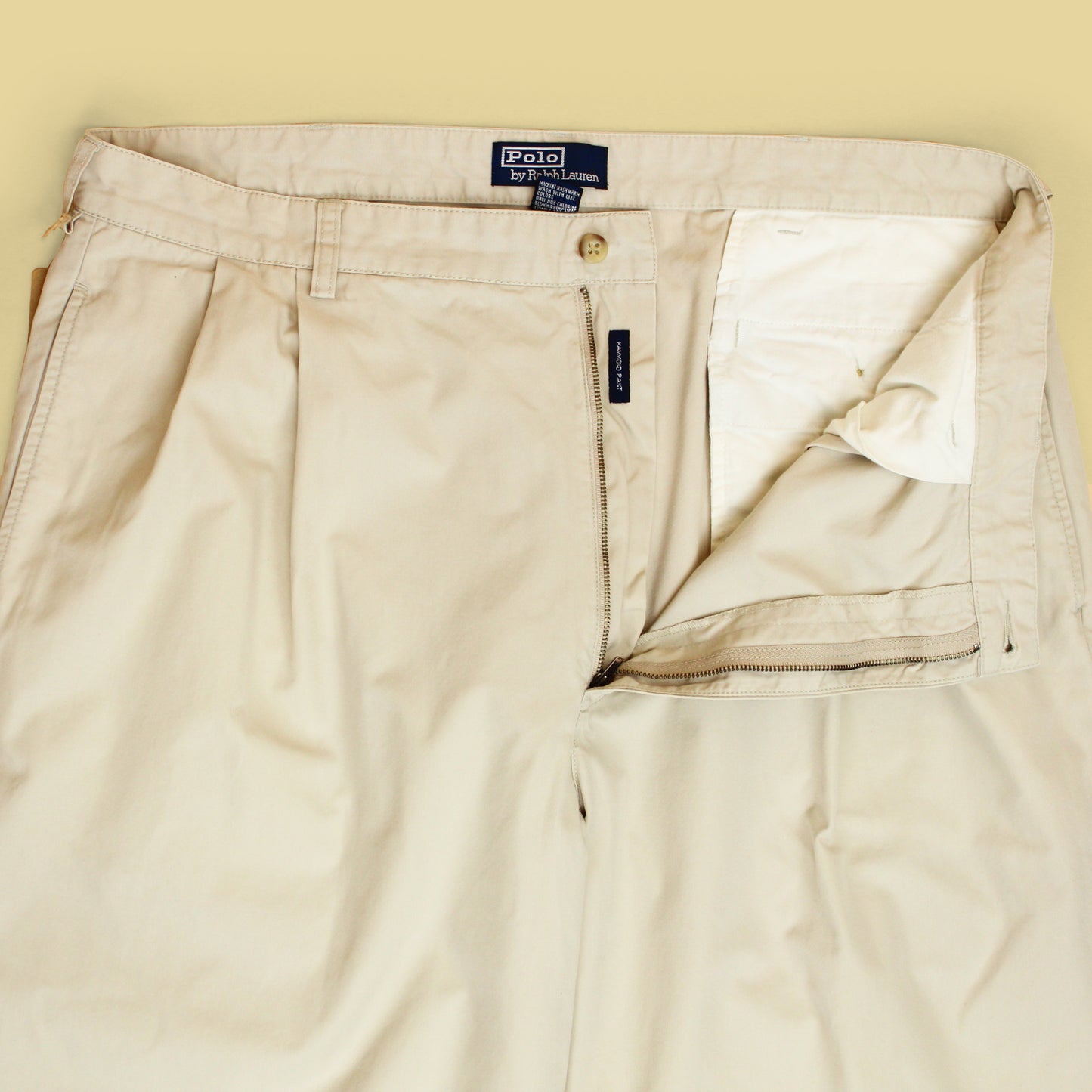 Vintage Polo Ralph Lauren Cotton Twill Pleated Chino Hammond Pants