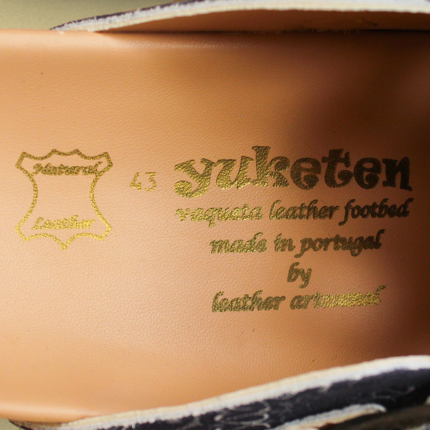 Yuketen Blue Bandana Print Suede Crepe Sole Sal 1 Clogs