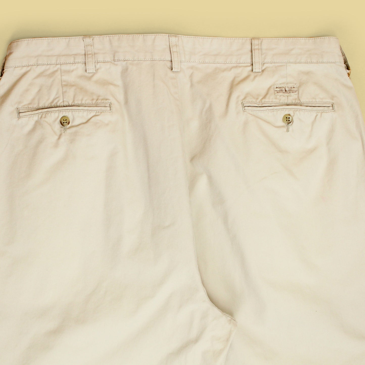 Vintage Polo Ralph Lauren Cotton Twill Pleated Chino Hammond Pants
