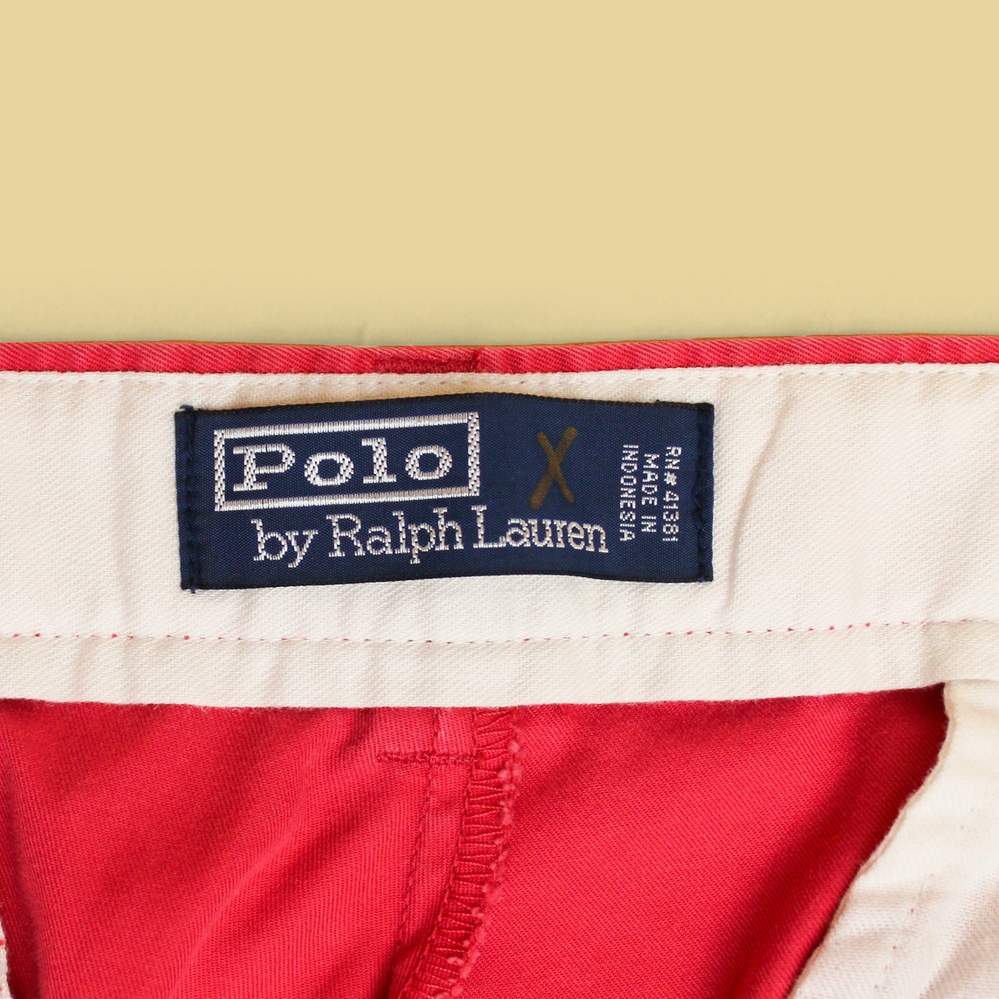 Vintage Polo Ralph Lauren Cotton Twill Pleated Chino Hammond Pants