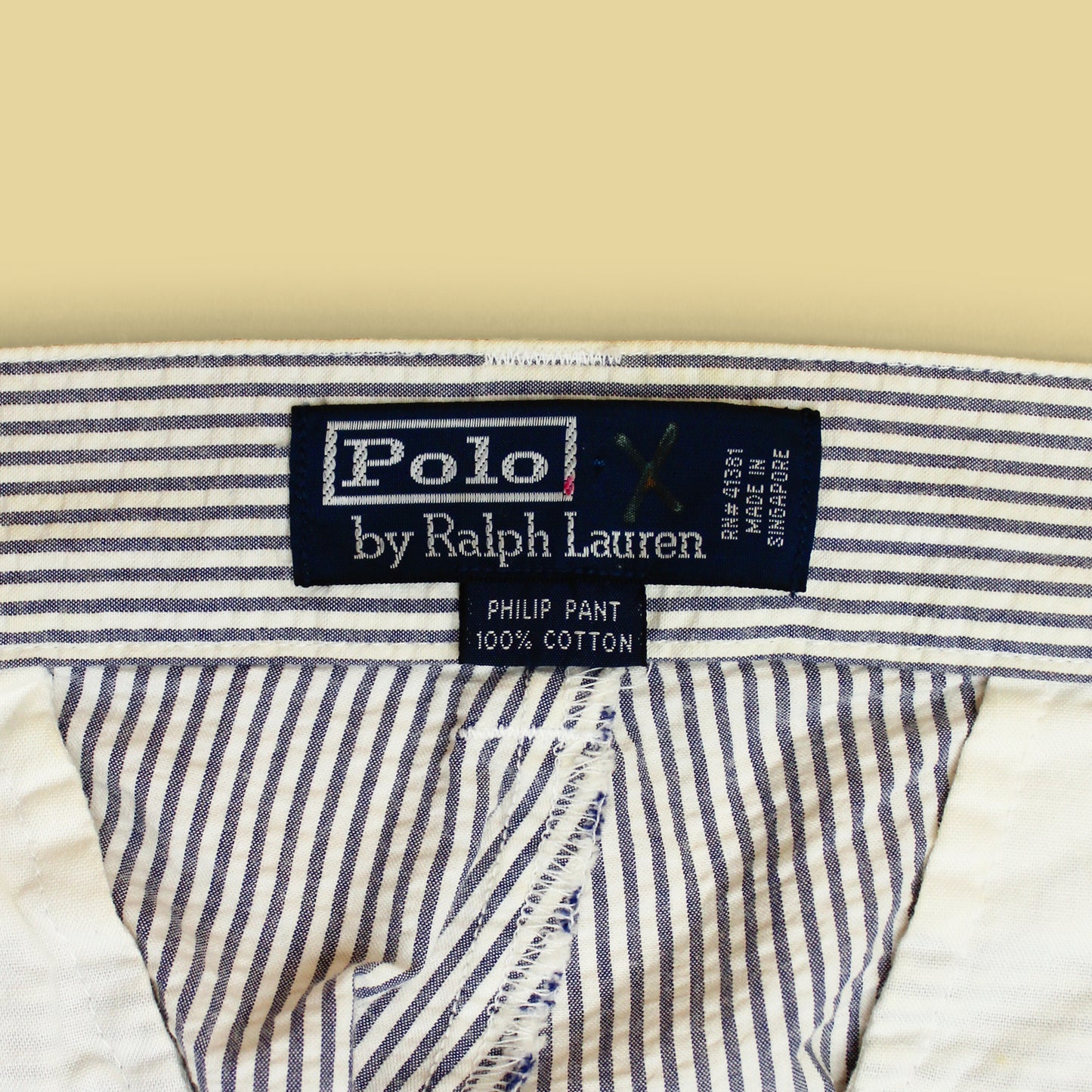 Vintage Polo Ralph Lauren Seersucker Philip Pants