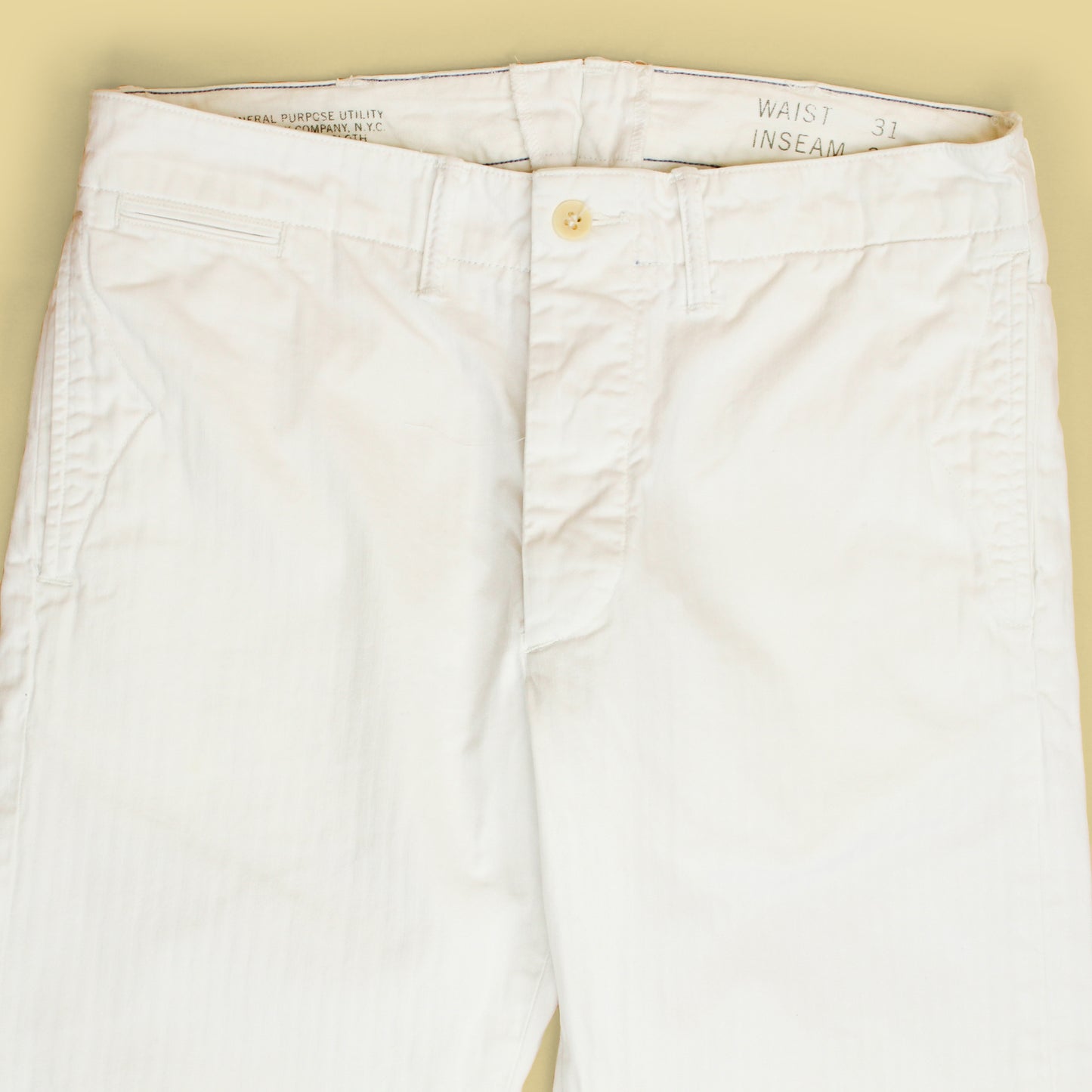 RRL Herringbone Twill Cotton Officer Chinos