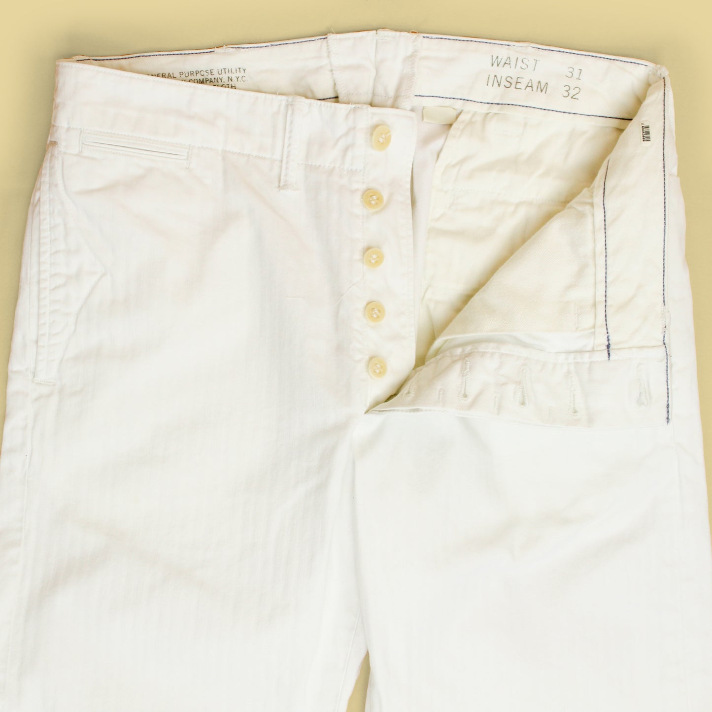 RRL Herringbone Twill Cotton Officer Chinos