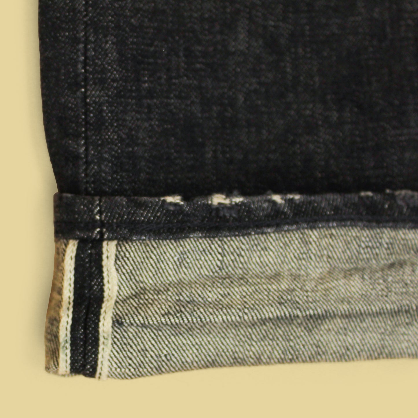 RRL Faded Black Selvedge Denim Slim Narrow Jeans