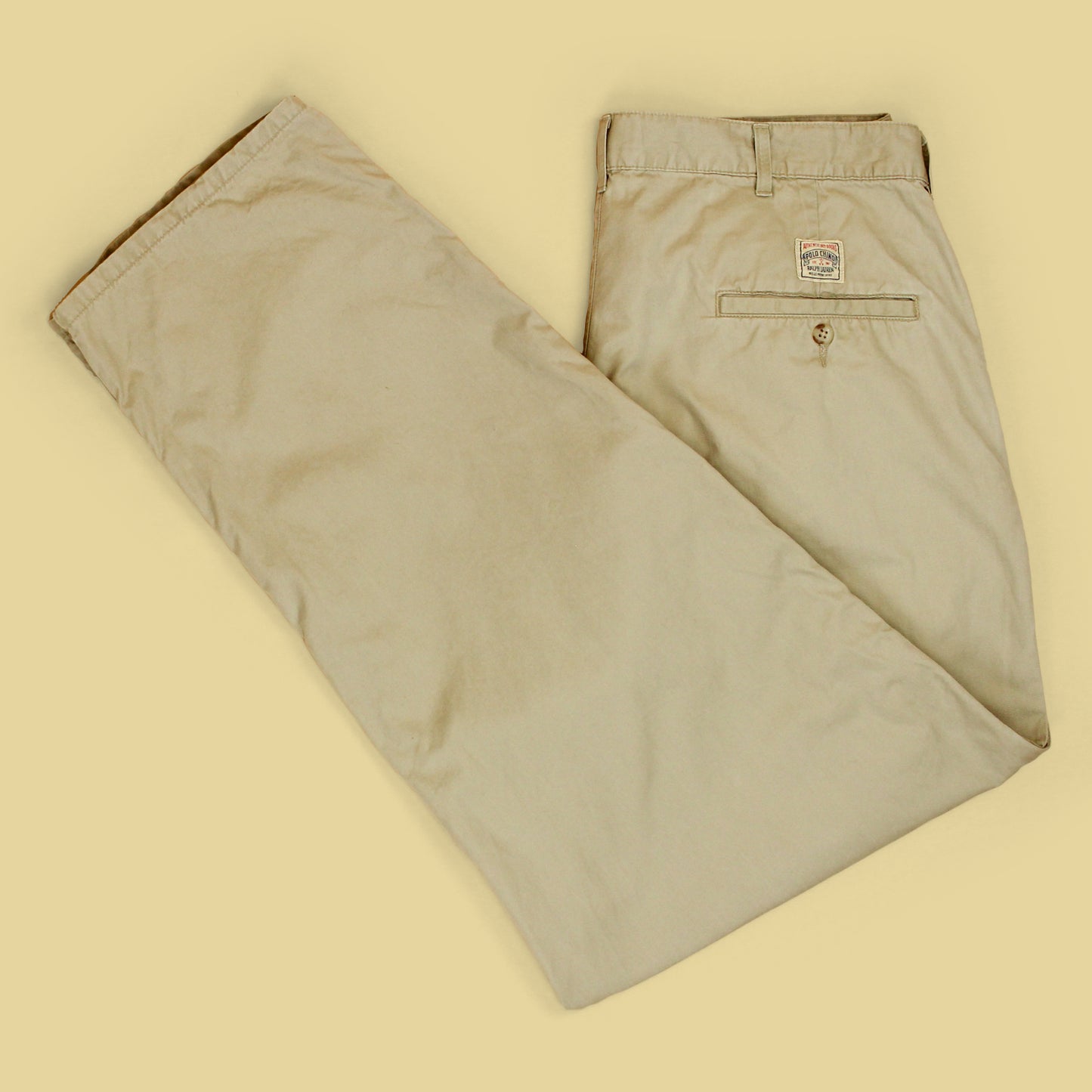 Vintage Polo Ralph Lauren Cotton Twill Pleated Chino Andrew Pants