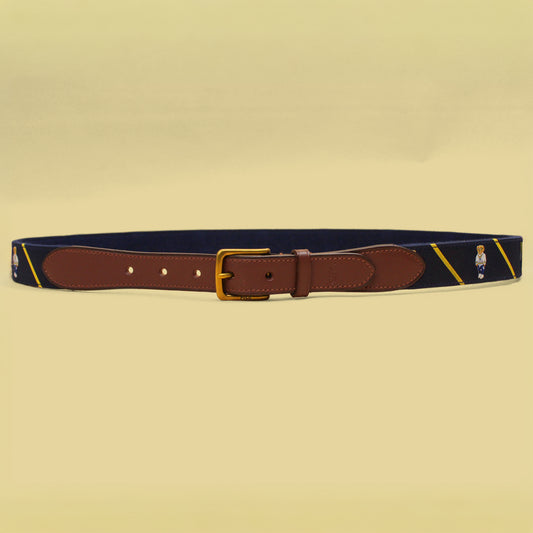 Polo Ralph Lauren Polo Bear Striped Surcingle Belt