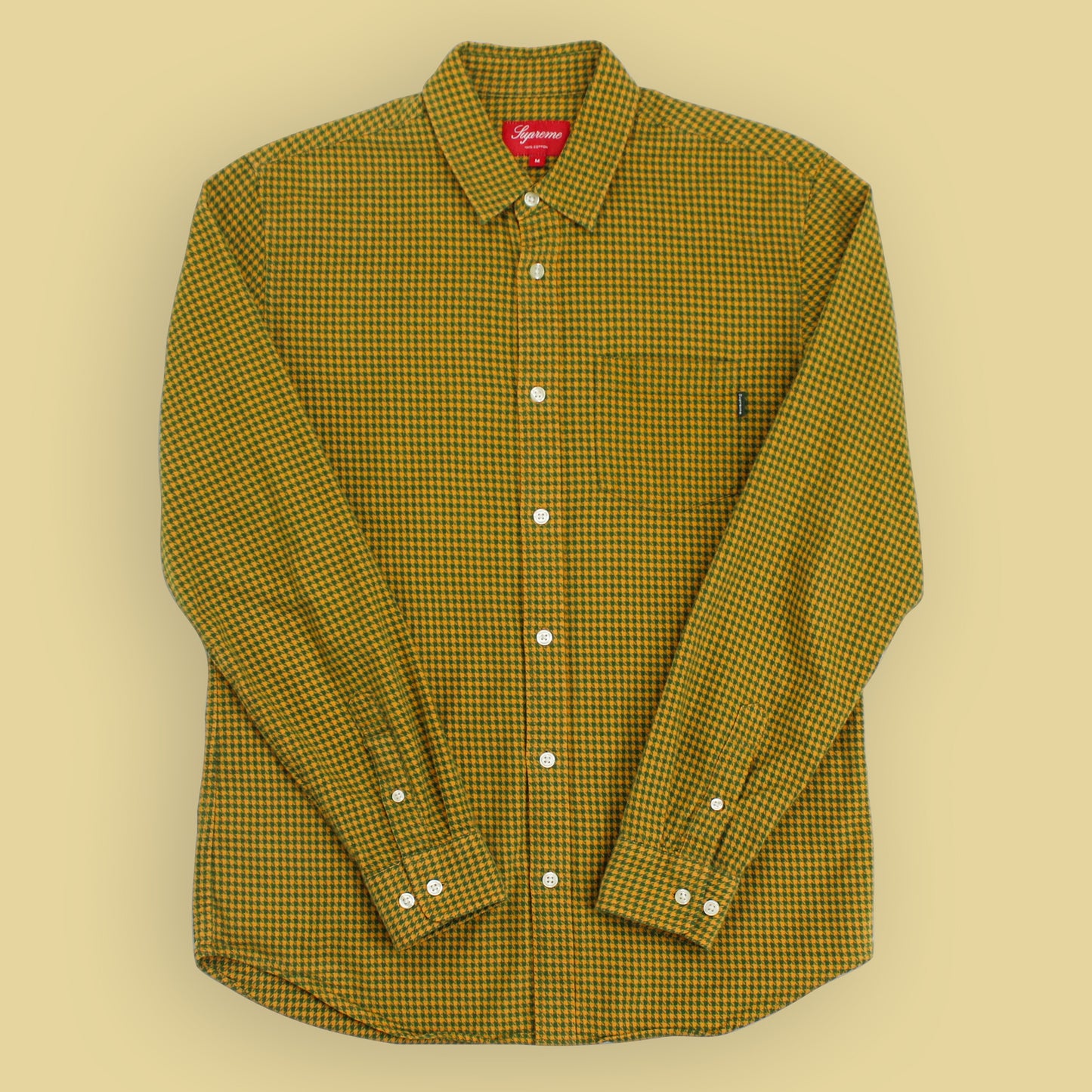 Supreme Houndsooth Cotton Flannel Shirt