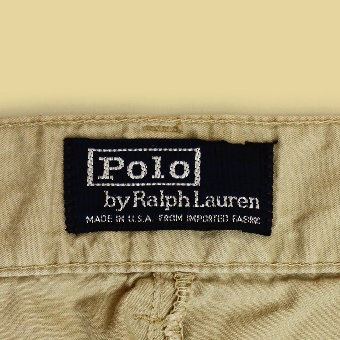 Vintage Polo Ralph Lauren Cotton Twill Pleated Chino Andrew Pants