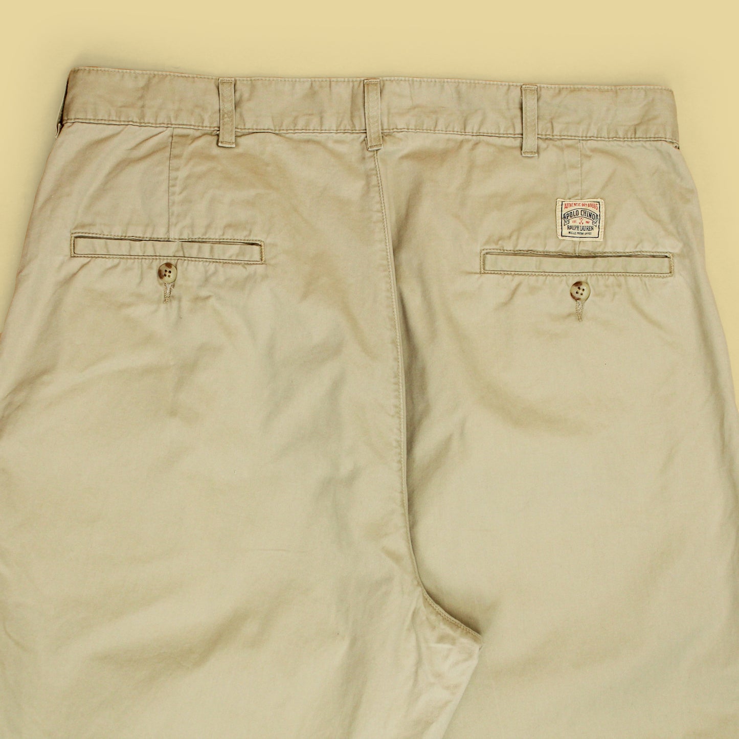 Vintage Polo Ralph Lauren Cotton Twill Pleated Chino Andrew Pants