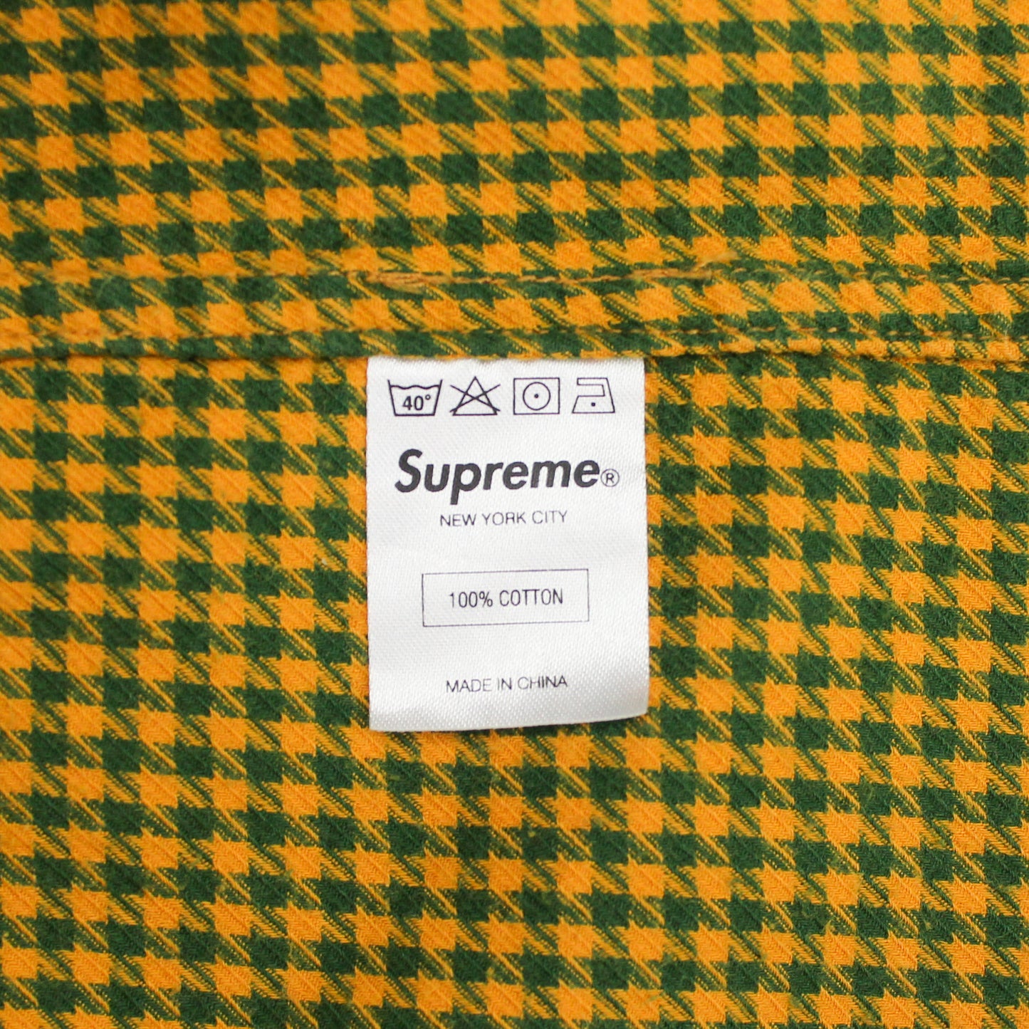 Supreme Houndsooth Cotton Flannel Shirt