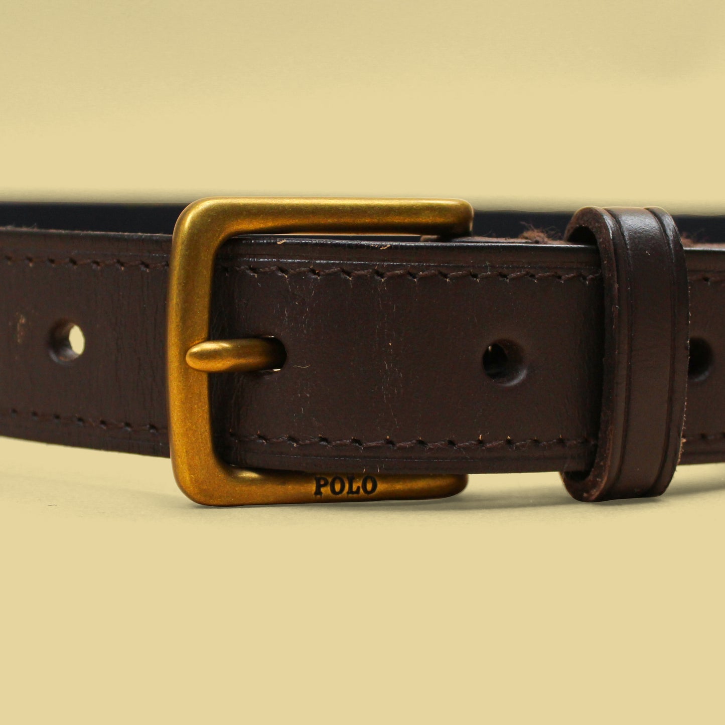 Polo Ralph Lauren "Cookie" Crest Striped Surcingle Belt