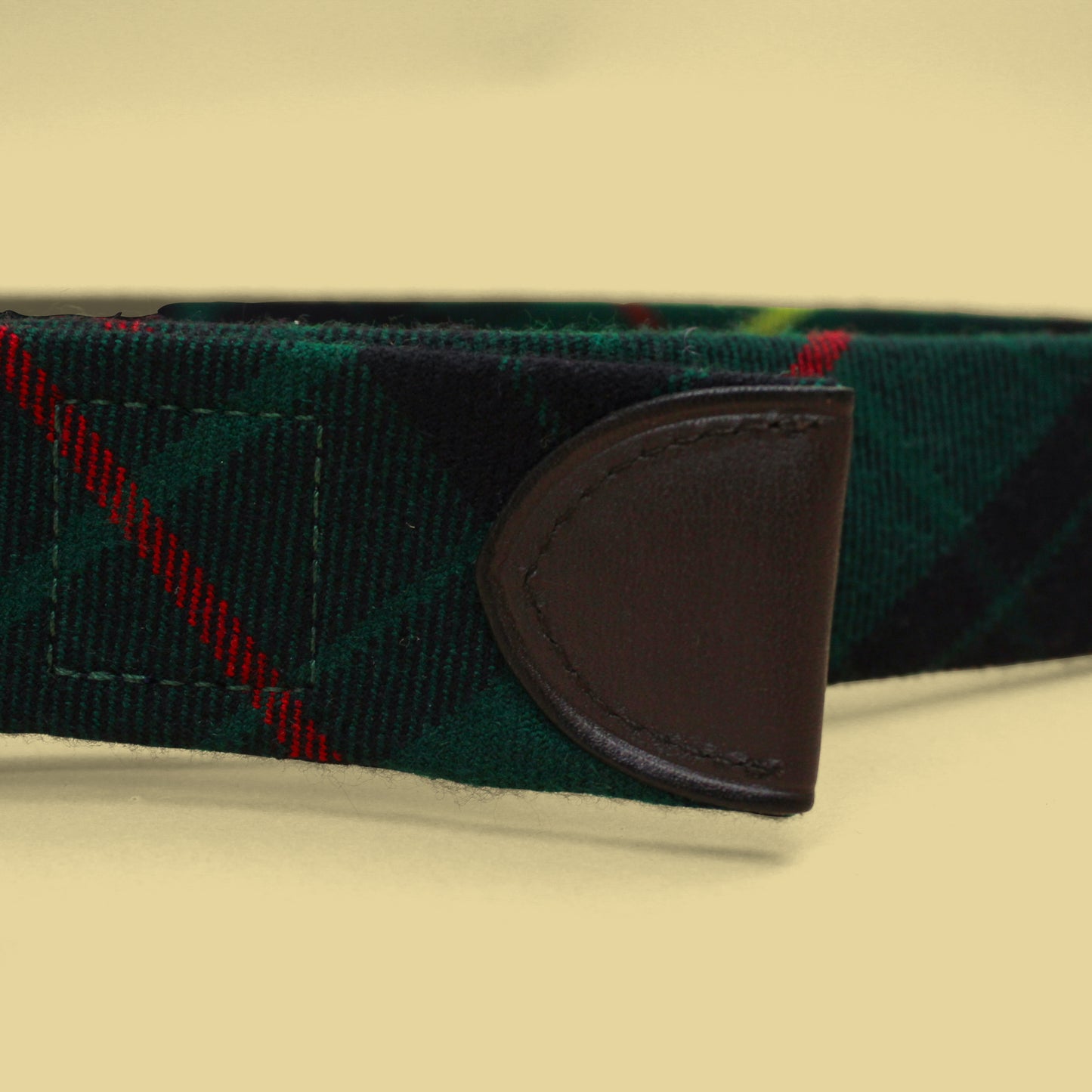 Polo Ralph Lauren Tartan Wool Double D-Ring Belt
