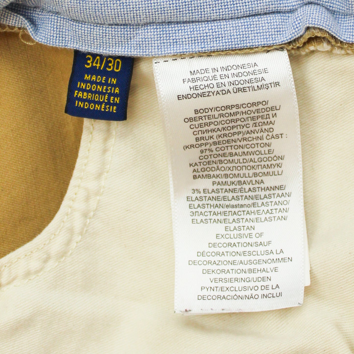 Polo Ralph Lauren Rugby Print Twill Stretch Straight Fit Chino Pants