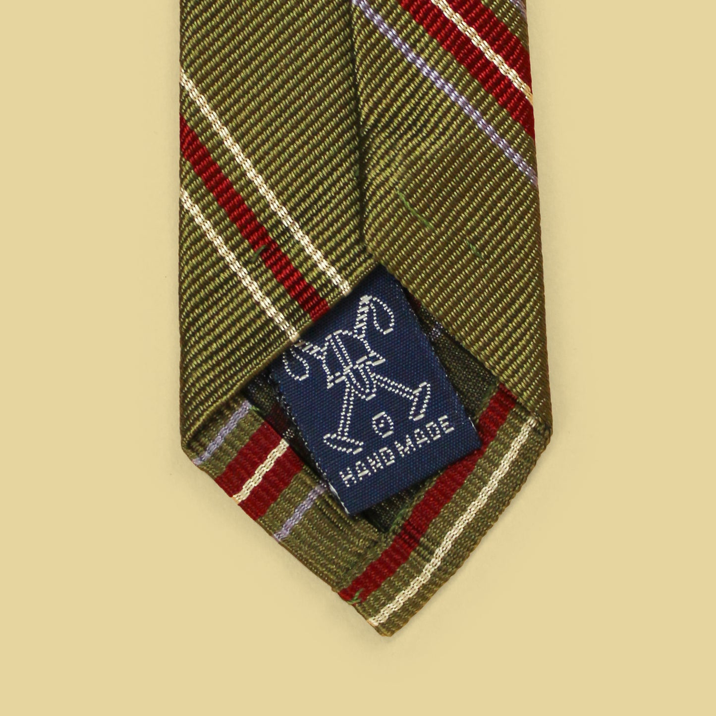 Vintage Polo Ralph Lauren Repp Stripe Silk Tie