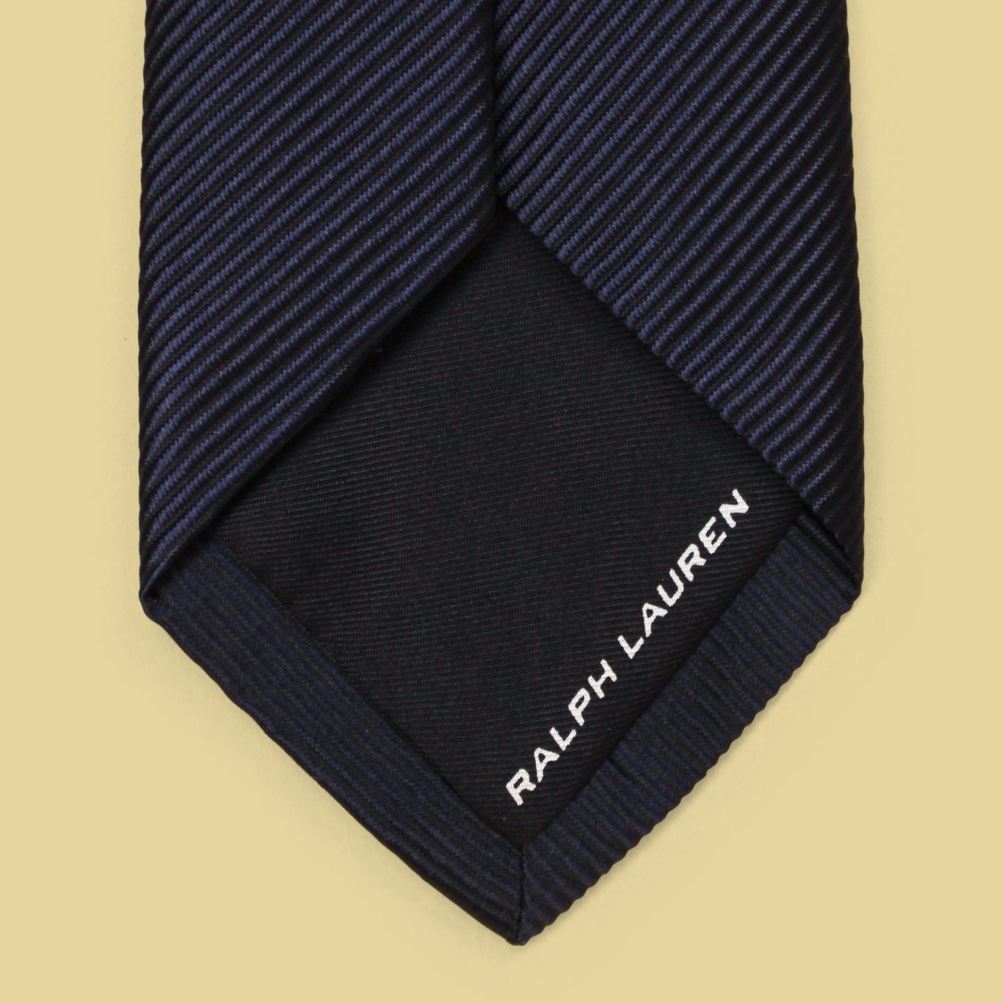 Ralph Lauren Black Label Repp Silk Tie