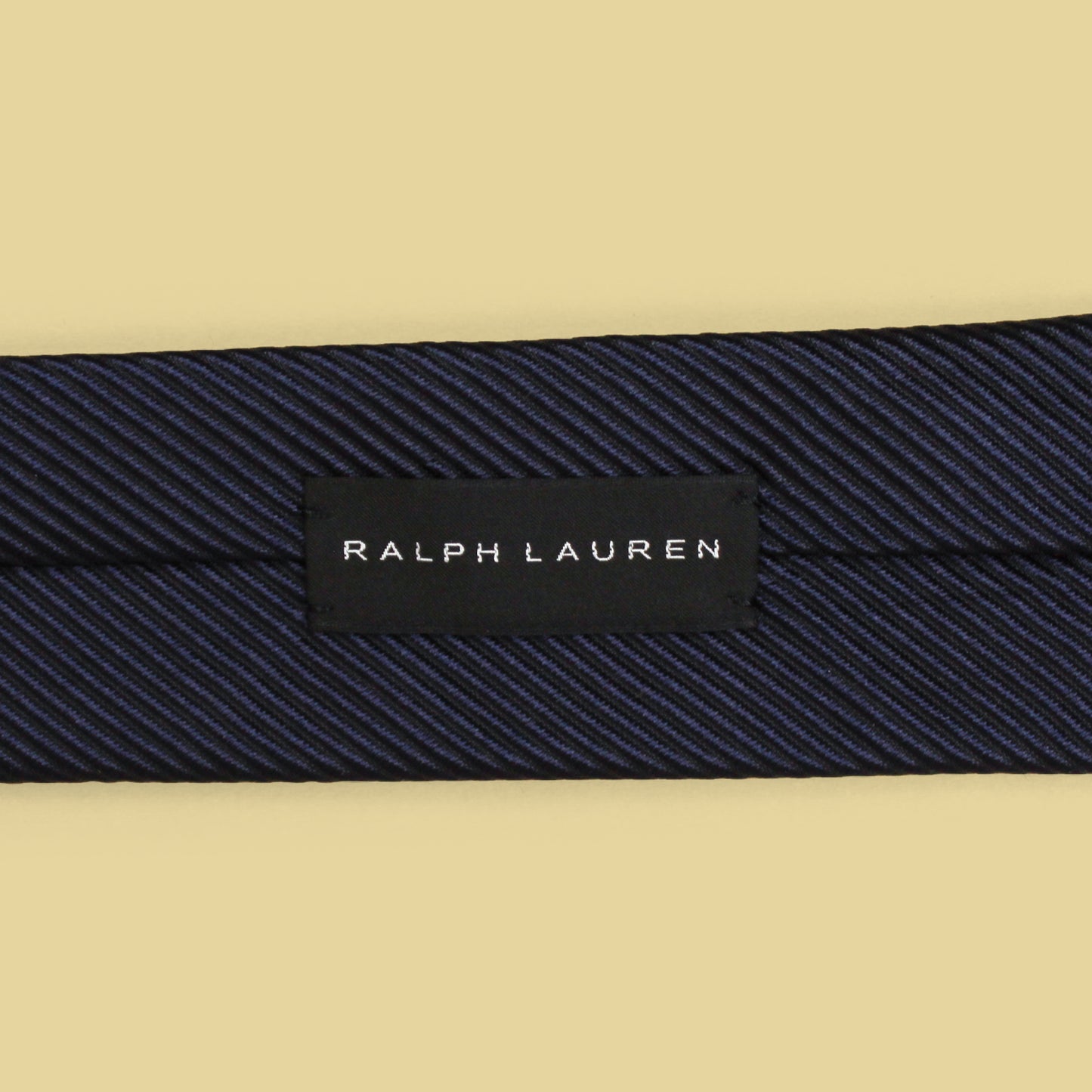 Ralph Lauren Black Label Repp Silk Tie