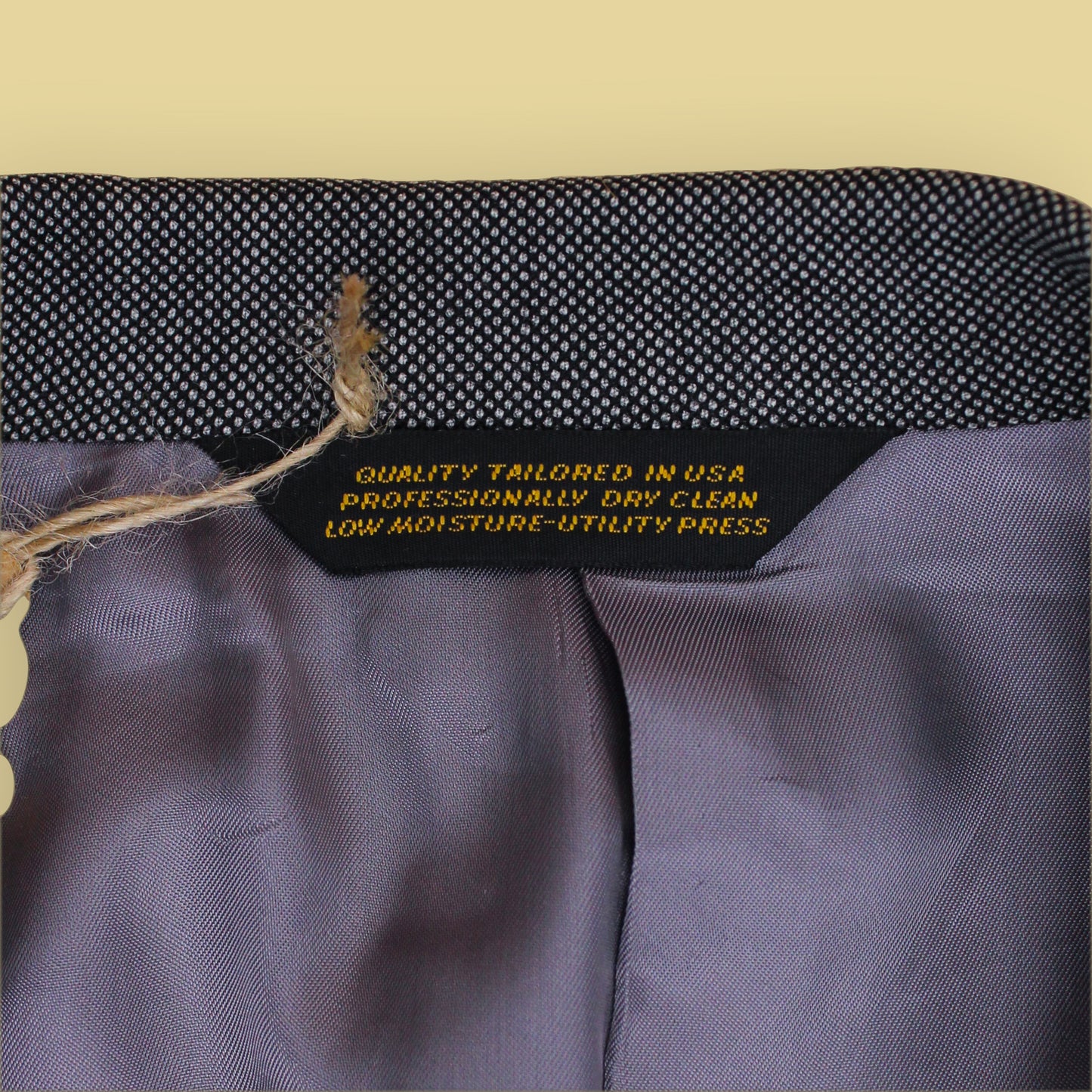 J. Press Gray Nailhead Wool Suit