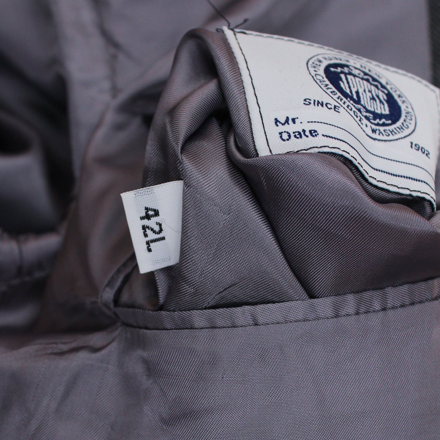 J. Press Gray Nailhead Wool Suit