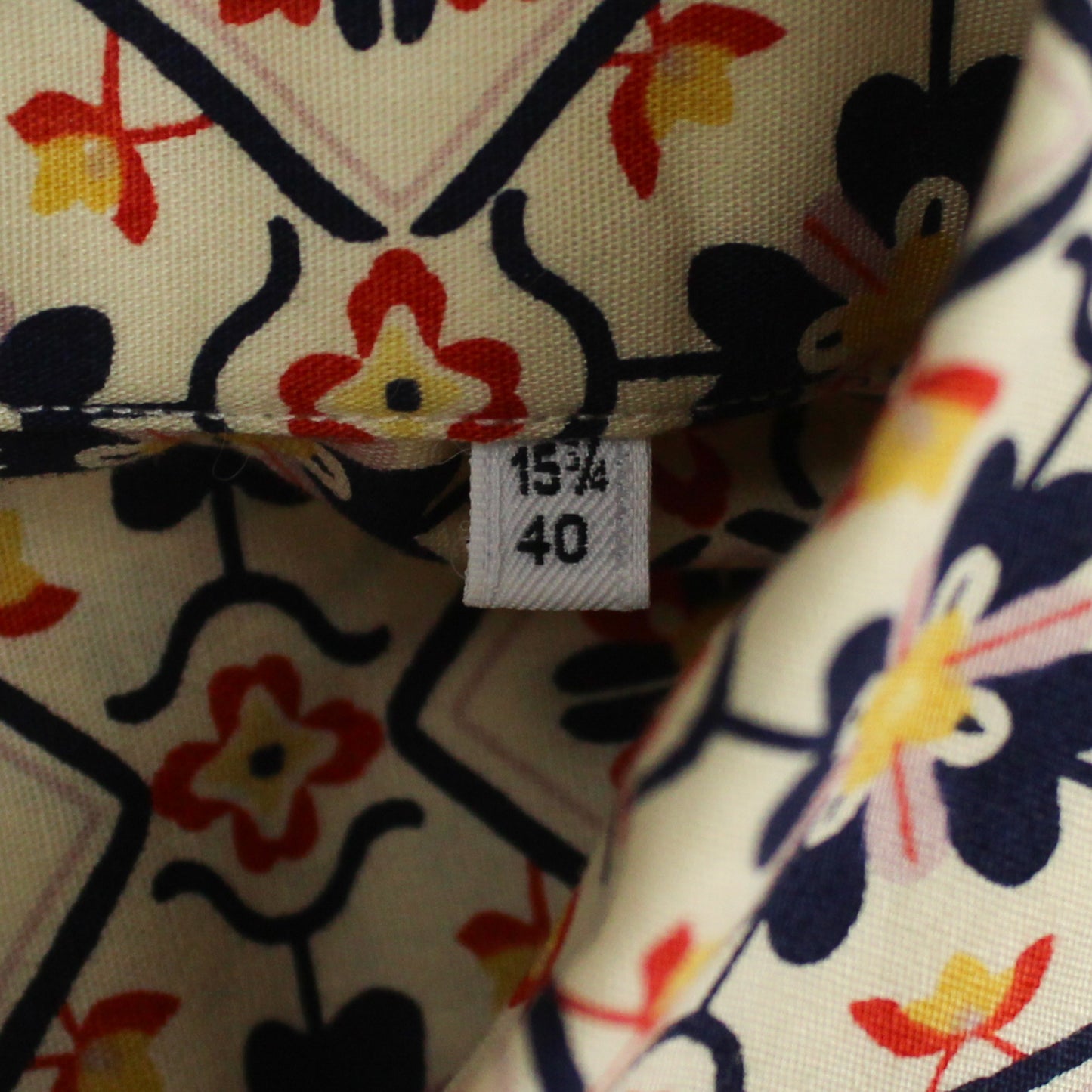 Doppiaa Aanacapri Floral Print Cotton Button-up Shirt