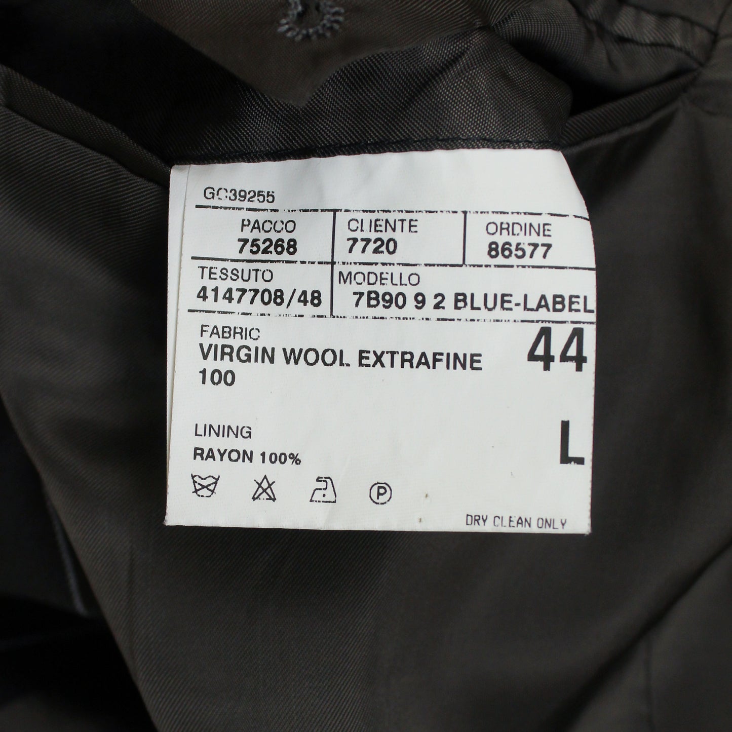 Polo Ralph Lauren Brown Chalk Stripe Wool Suit